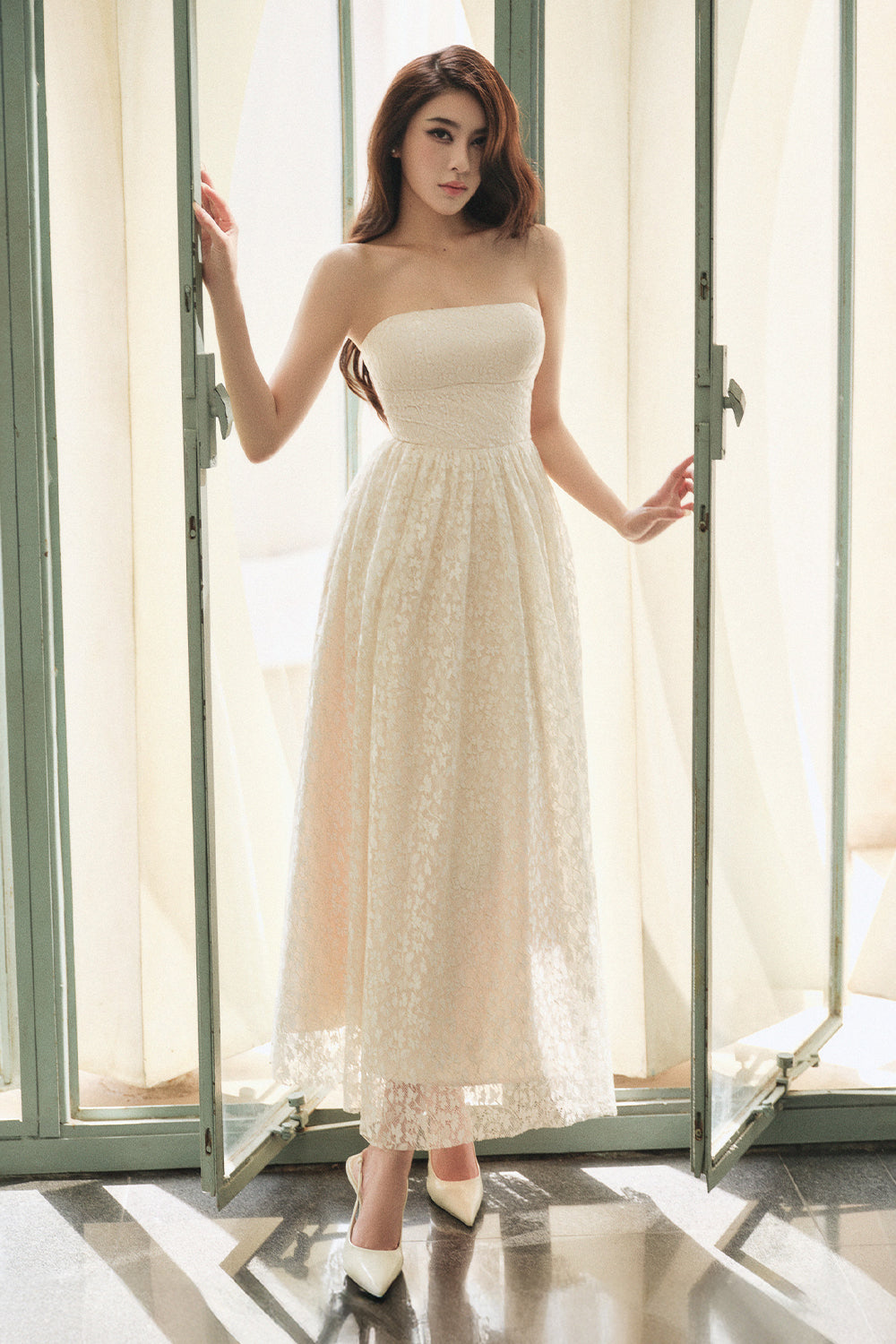 Fever Straight Across Maxi Dress