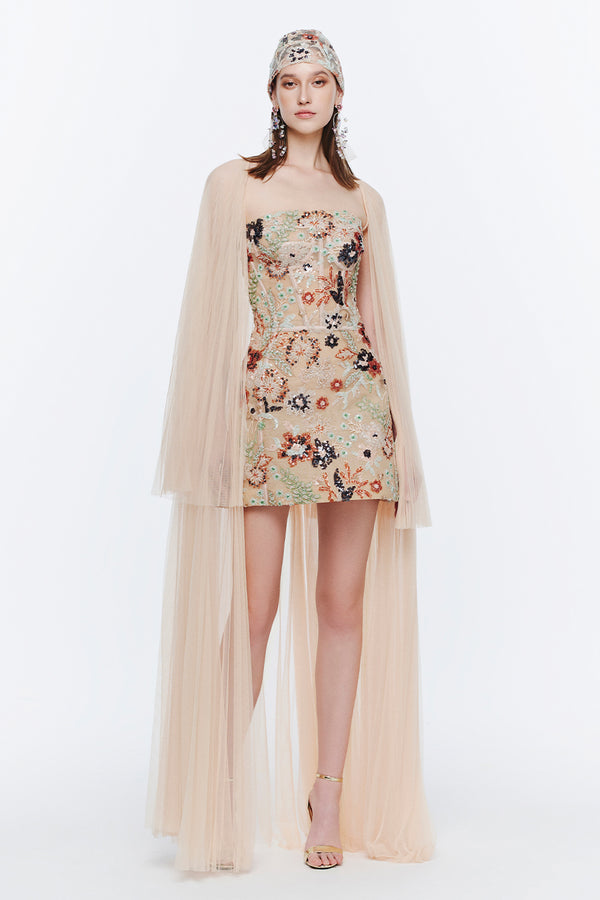 Eden Straight Mesh Cape