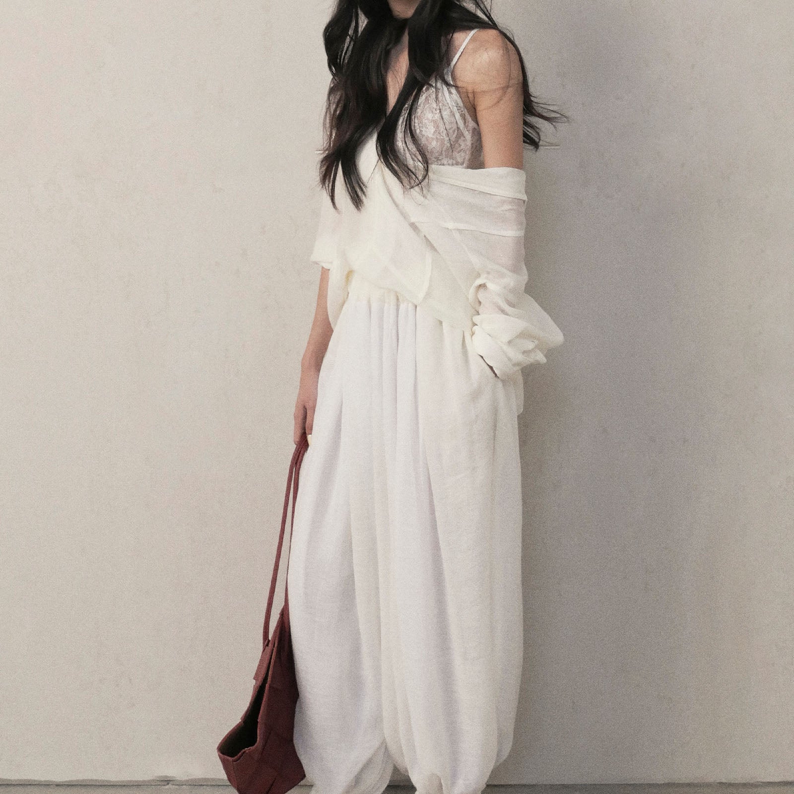Tinh Viet Ruched Pants