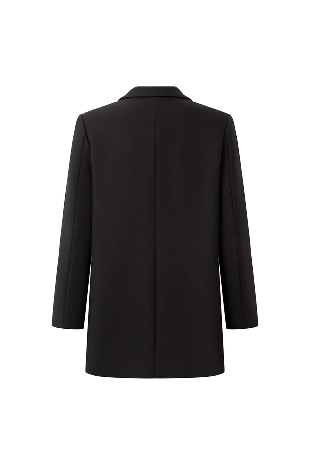 Ontario Straight Button Cotton Blend Blazer