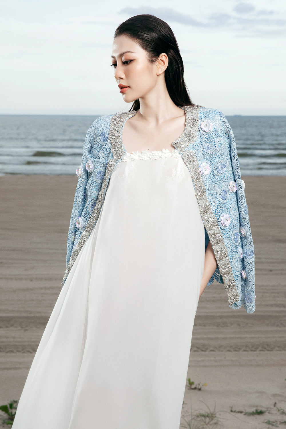 Palienne Applique Maxi Dress
