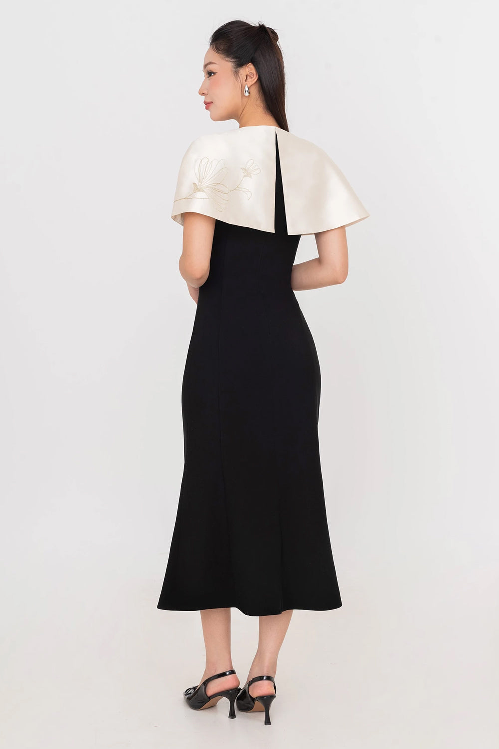 Blanche Mermaid Midi Dress