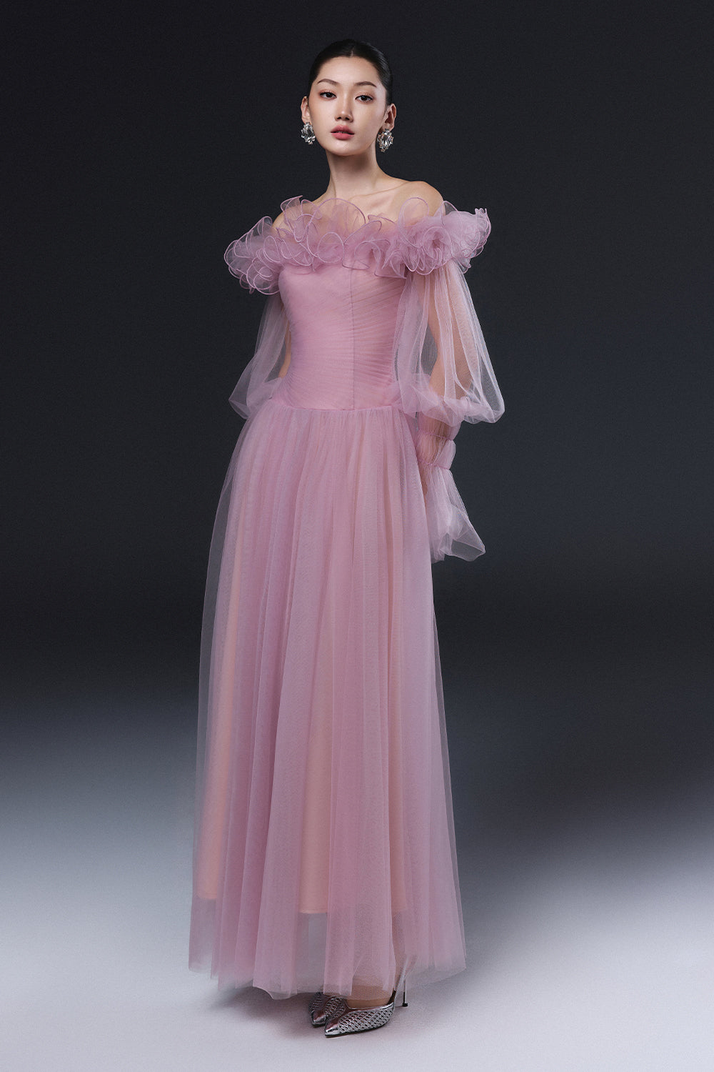 Elowyn Ruffle Maxi Dress