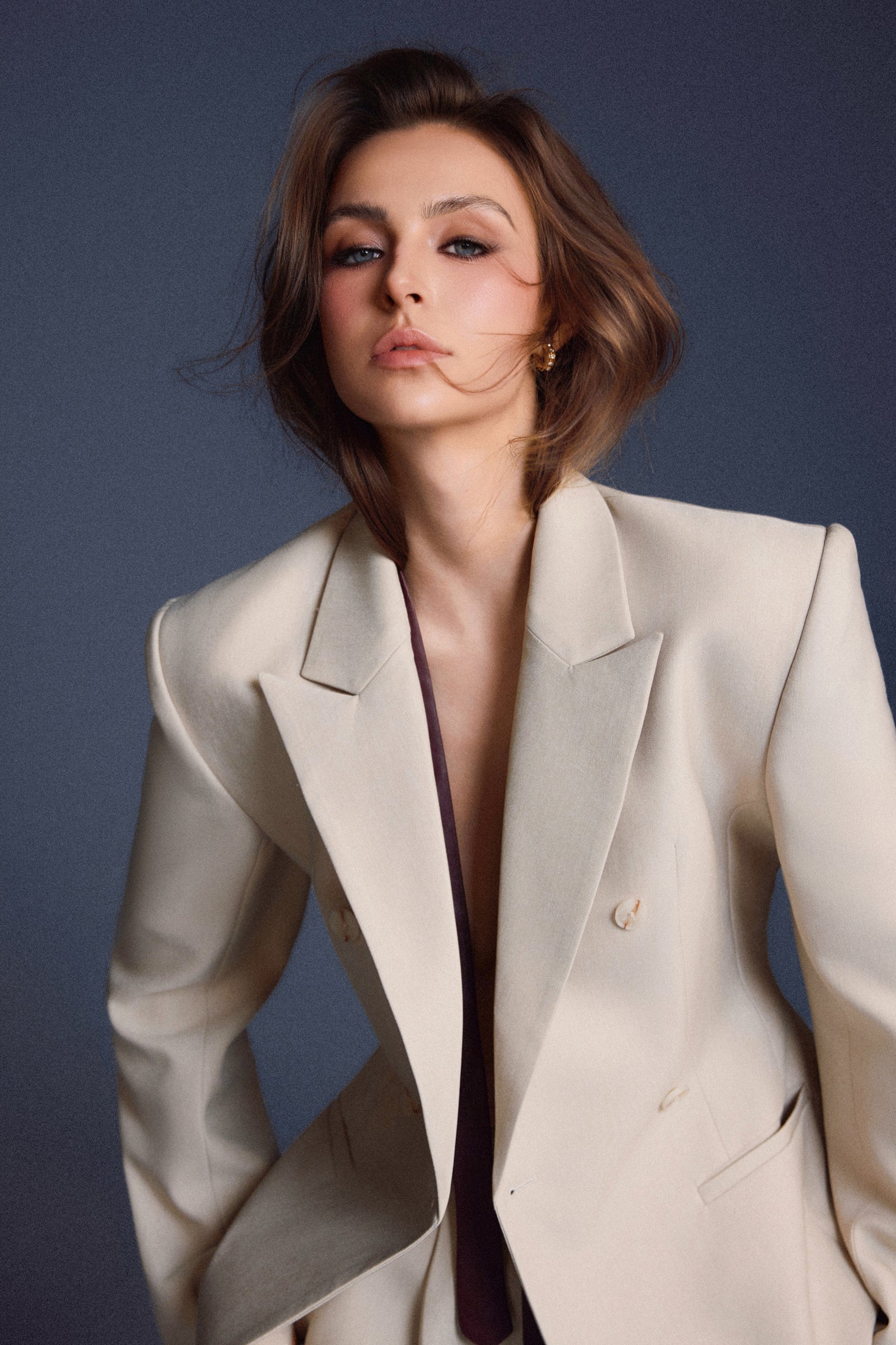 Elwin Notched Lapel Blazer