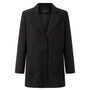 Ontario Straight Button Cotton Blend Blazer