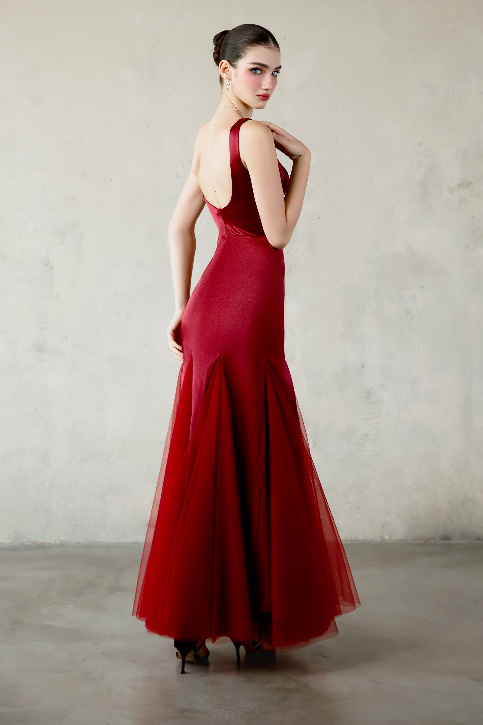 Ruby Scoop Neck Maxi Dress
