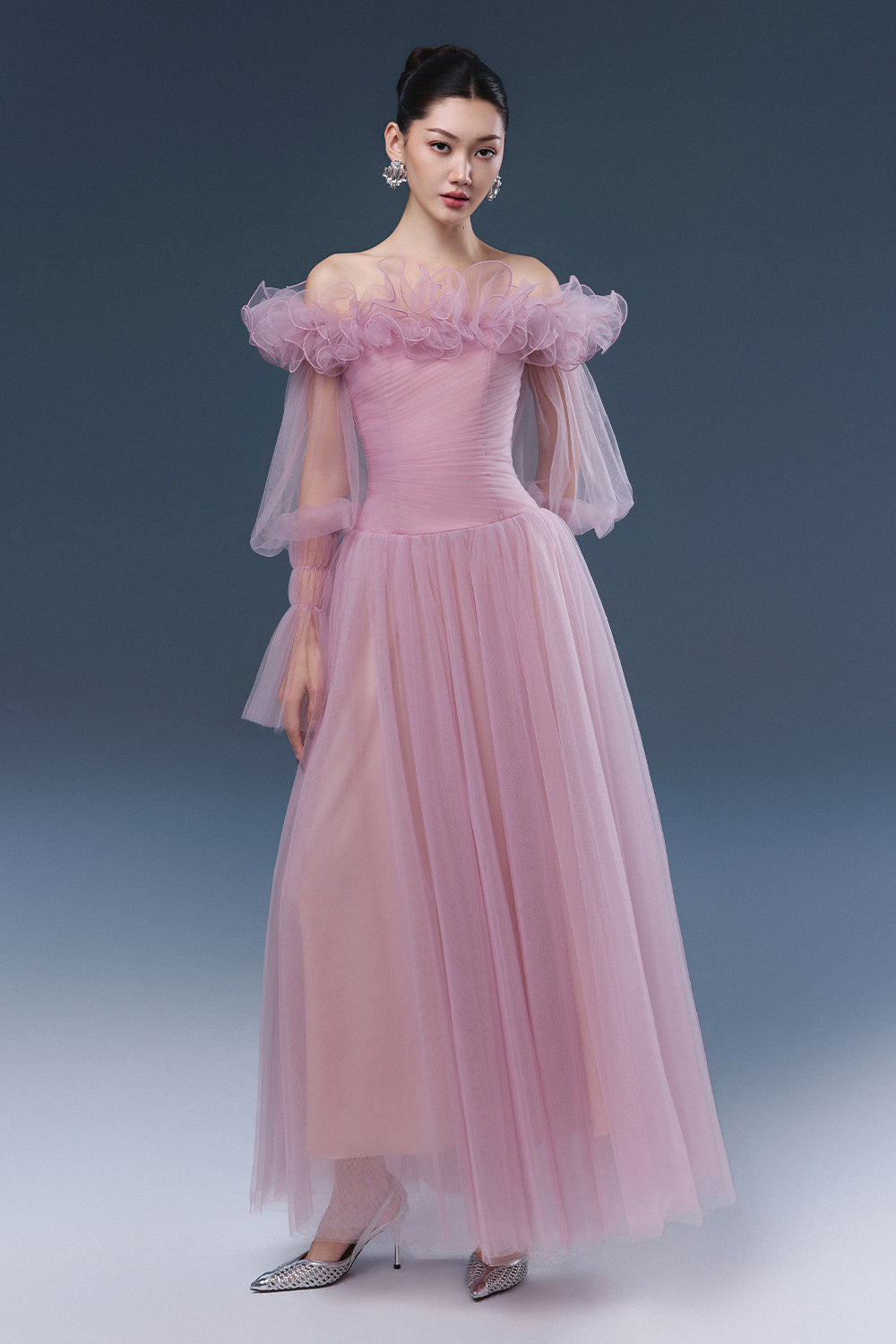 Elowyn Ruffle Maxi Dress