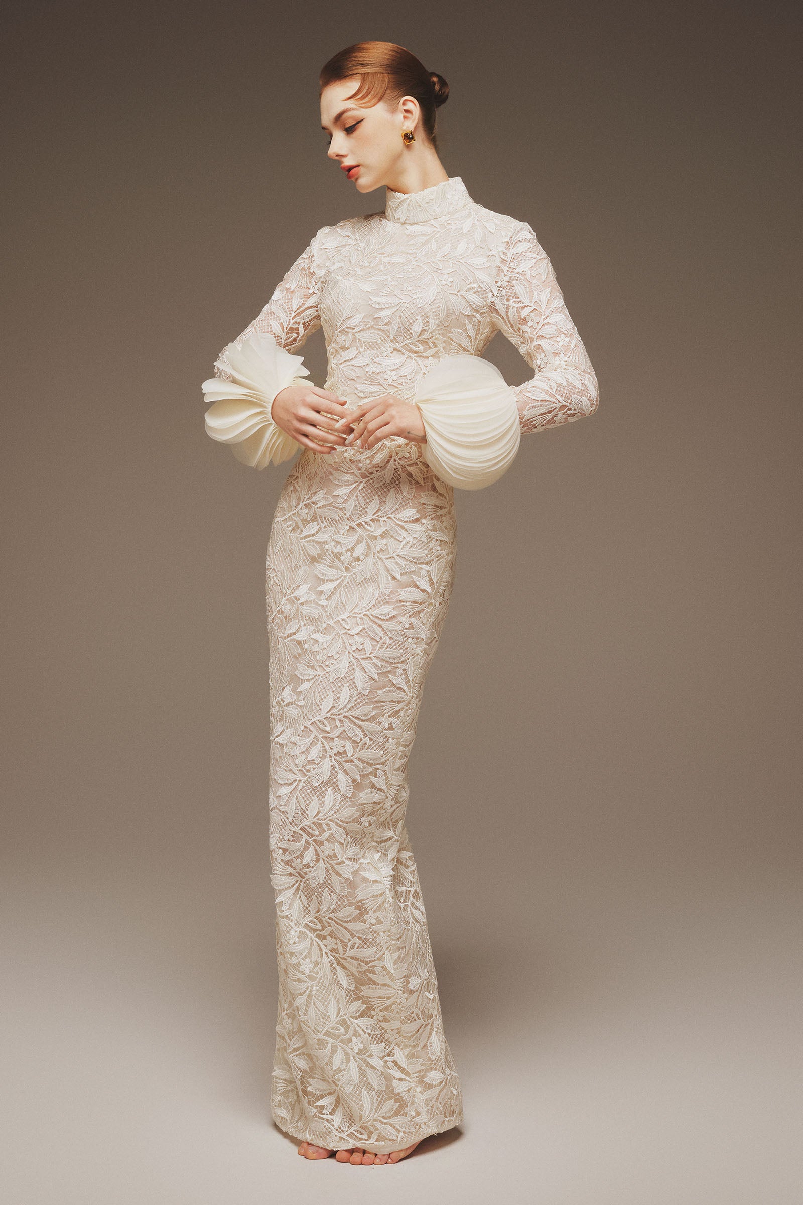 Evren High Neck Maxi Dress