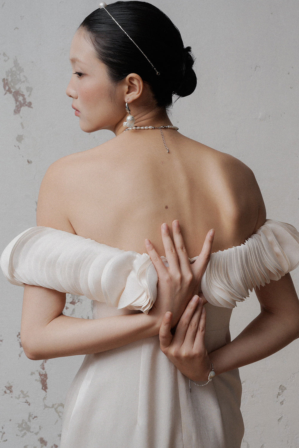 Sora Off-Shoulder Midi Dress