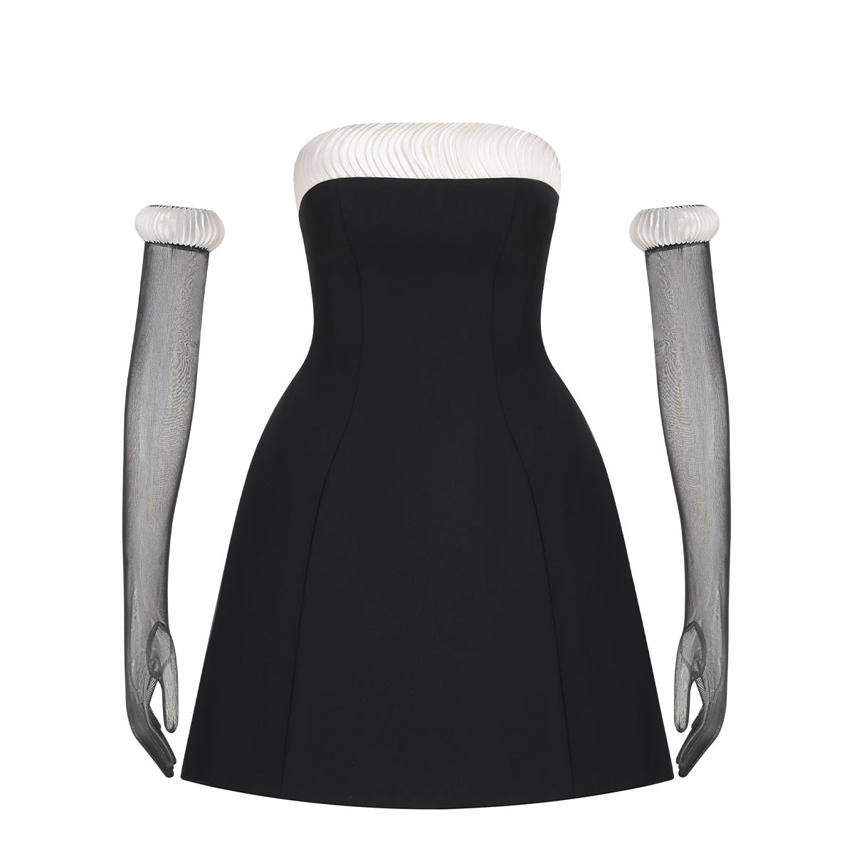 Cyrene Ruffle Mini Dress