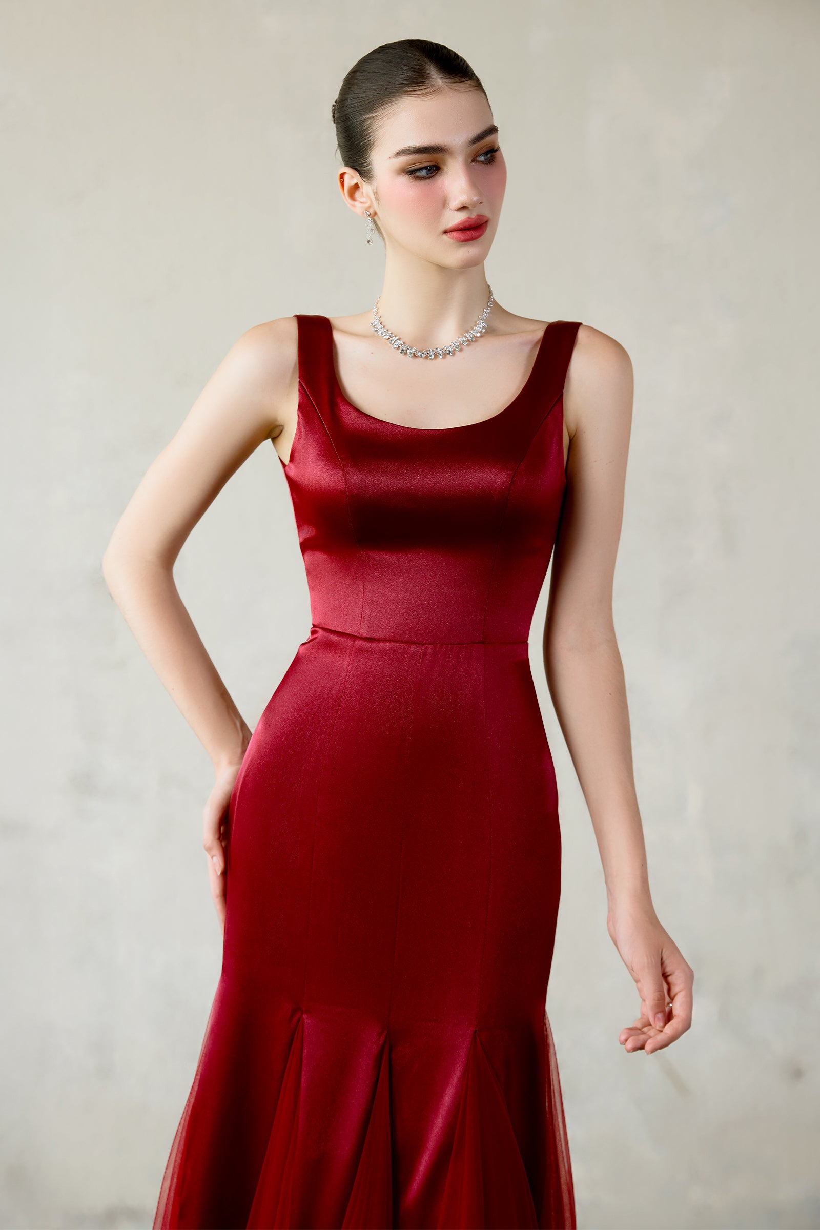 Ruby Scoop Neck Maxi Dress