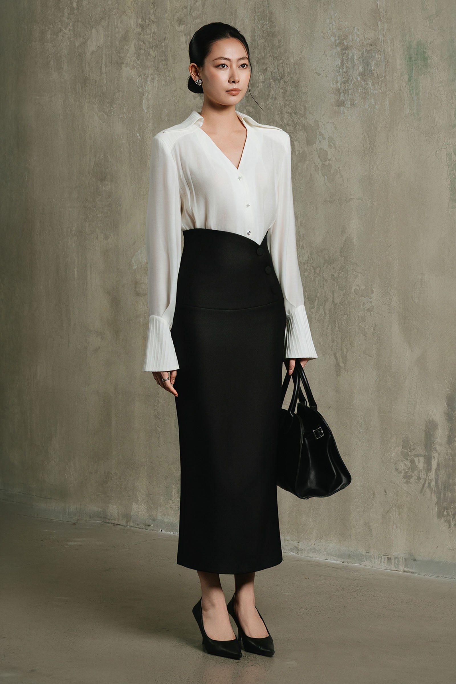 The Fluidity Sheath Skirt