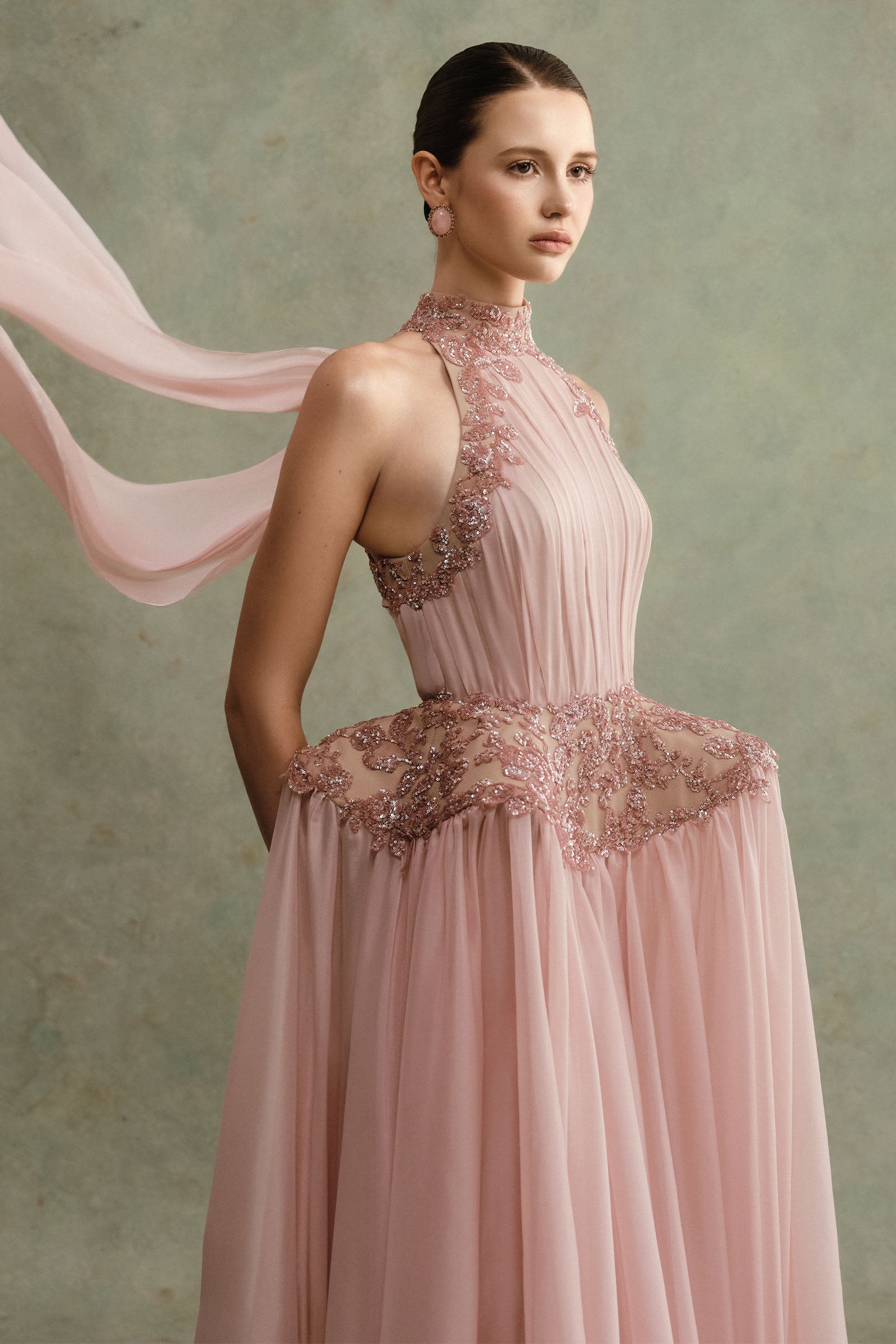 Velina Halter Maxi Dress