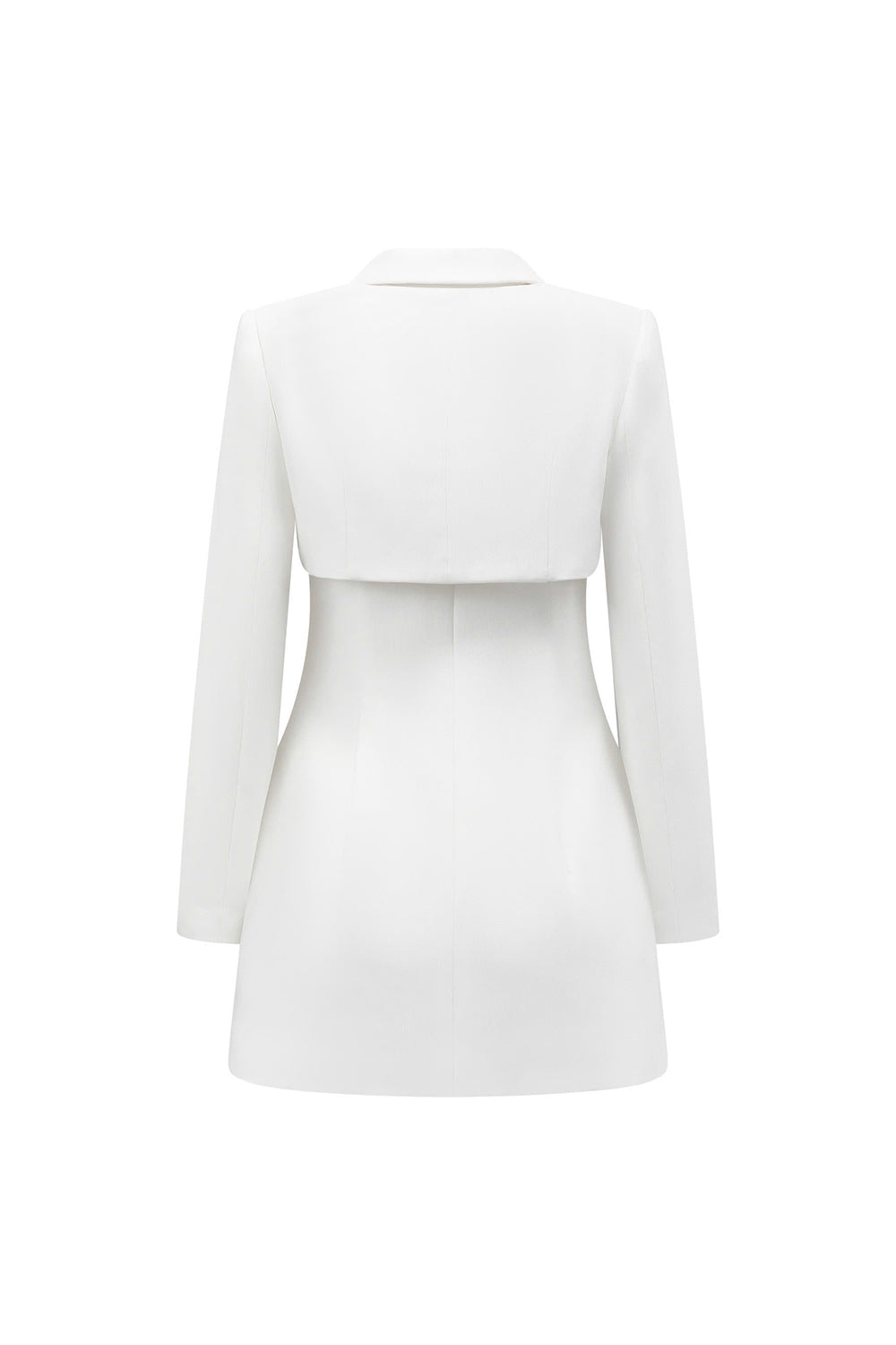 Oval A-line V-Neck Cotton Blend Mini Dress