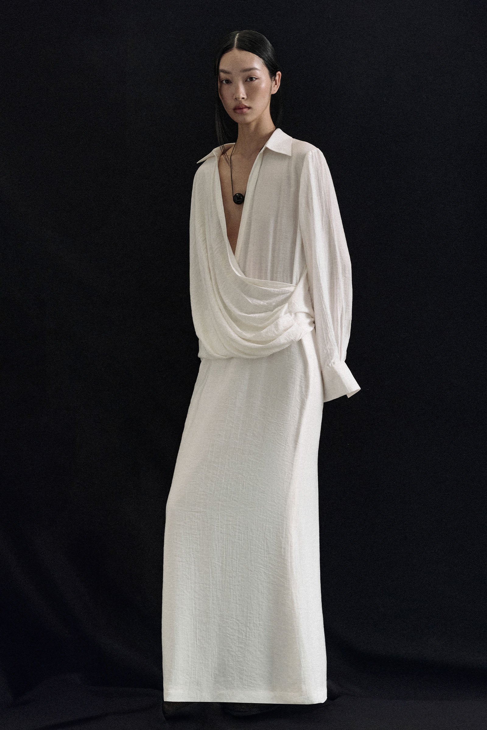 Nima Draped Maxi Dress