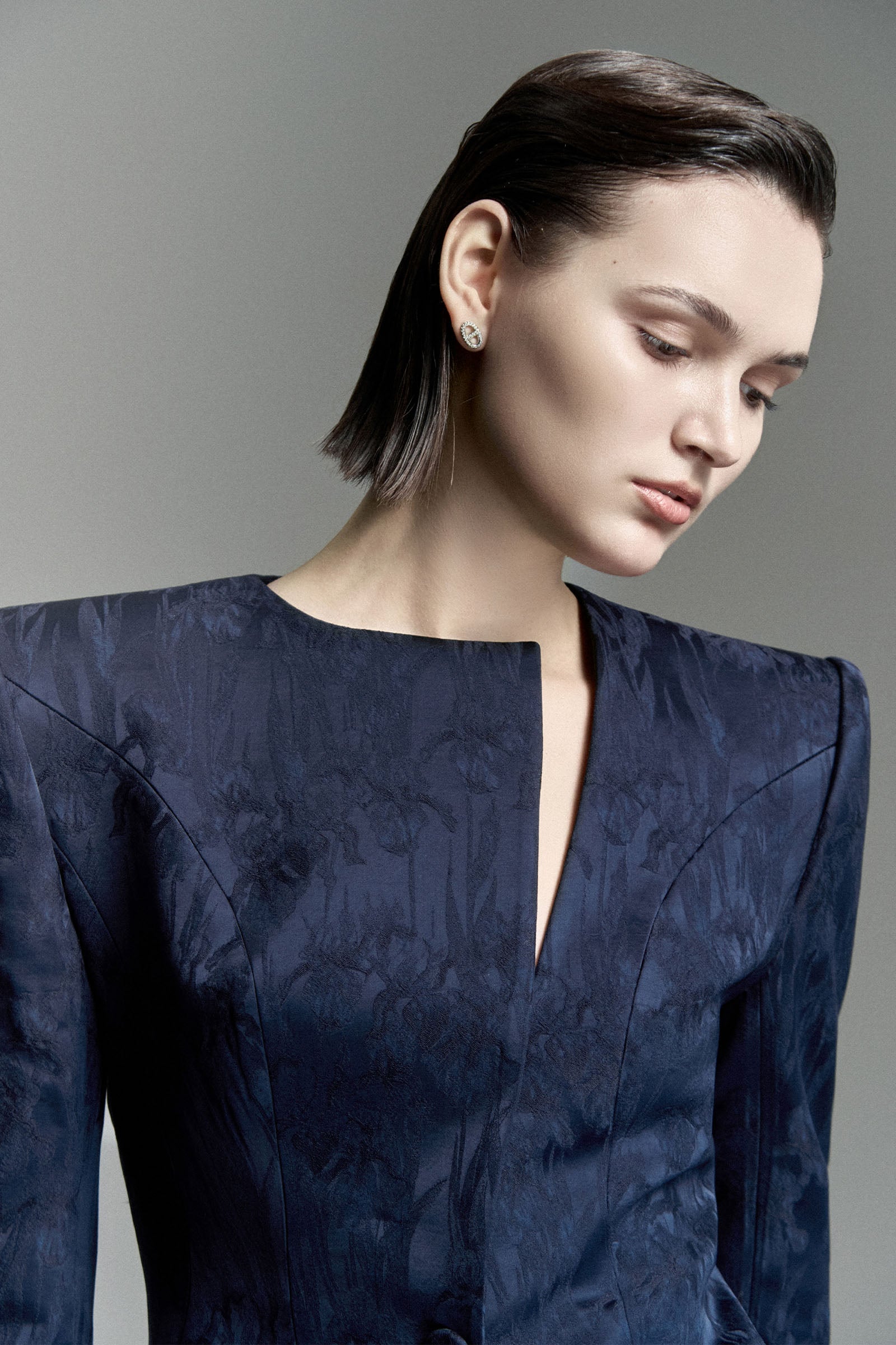 Montpellier Asymmetric Neck Blazer