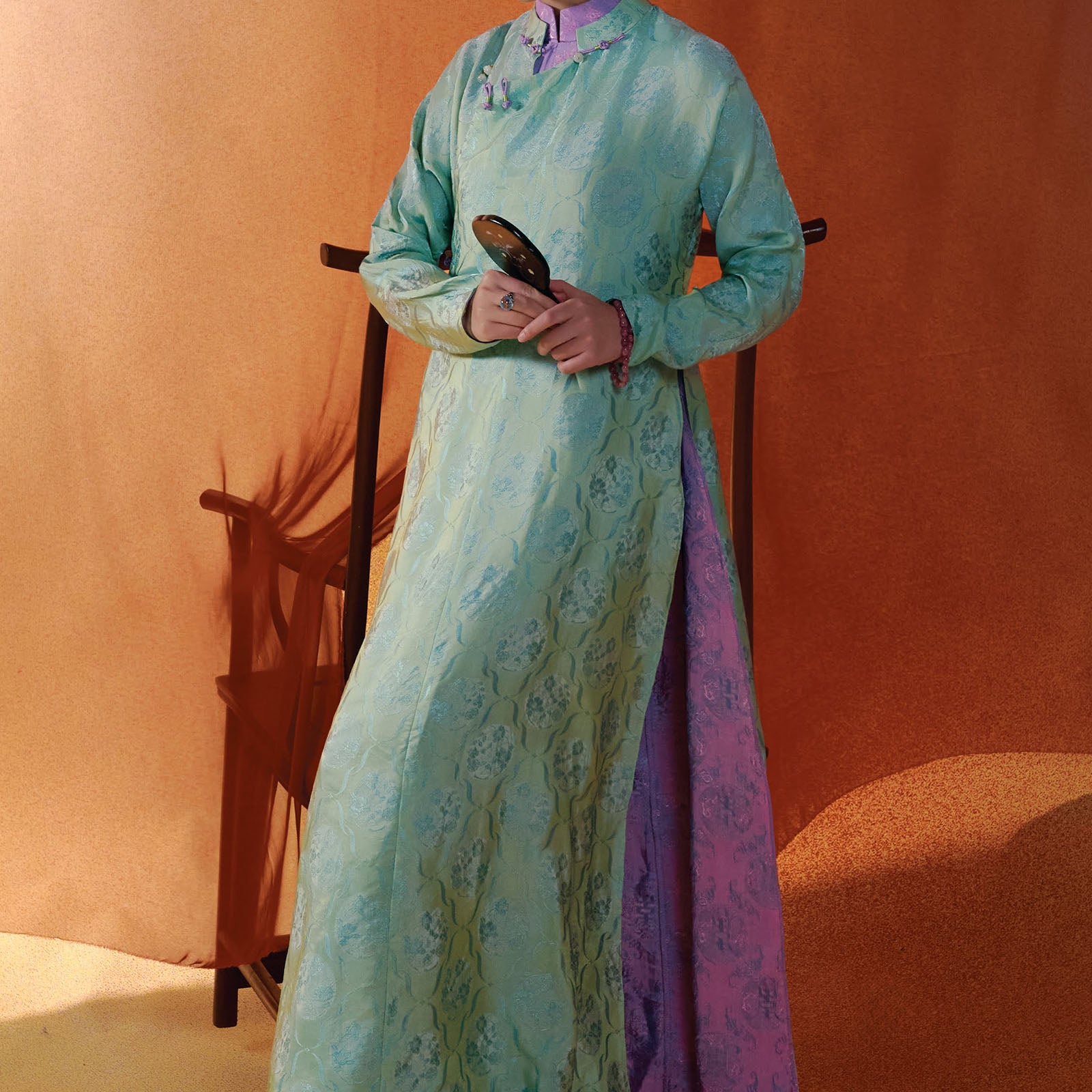 Truc Khue Straight Ao Dai Set