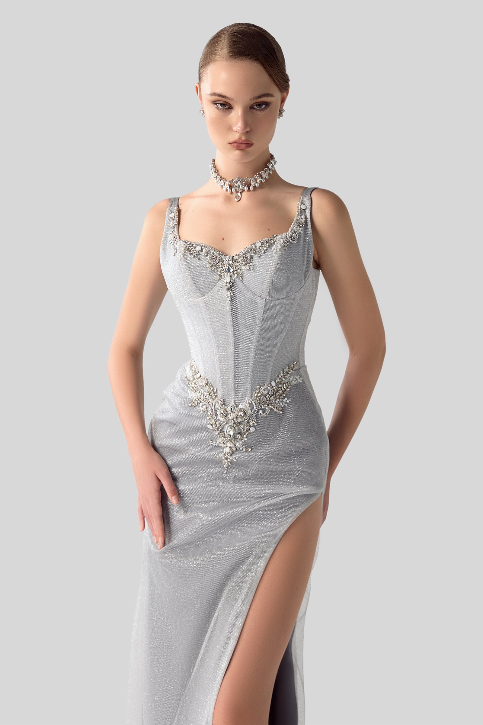 Aura Sweetheart Maxi Dress