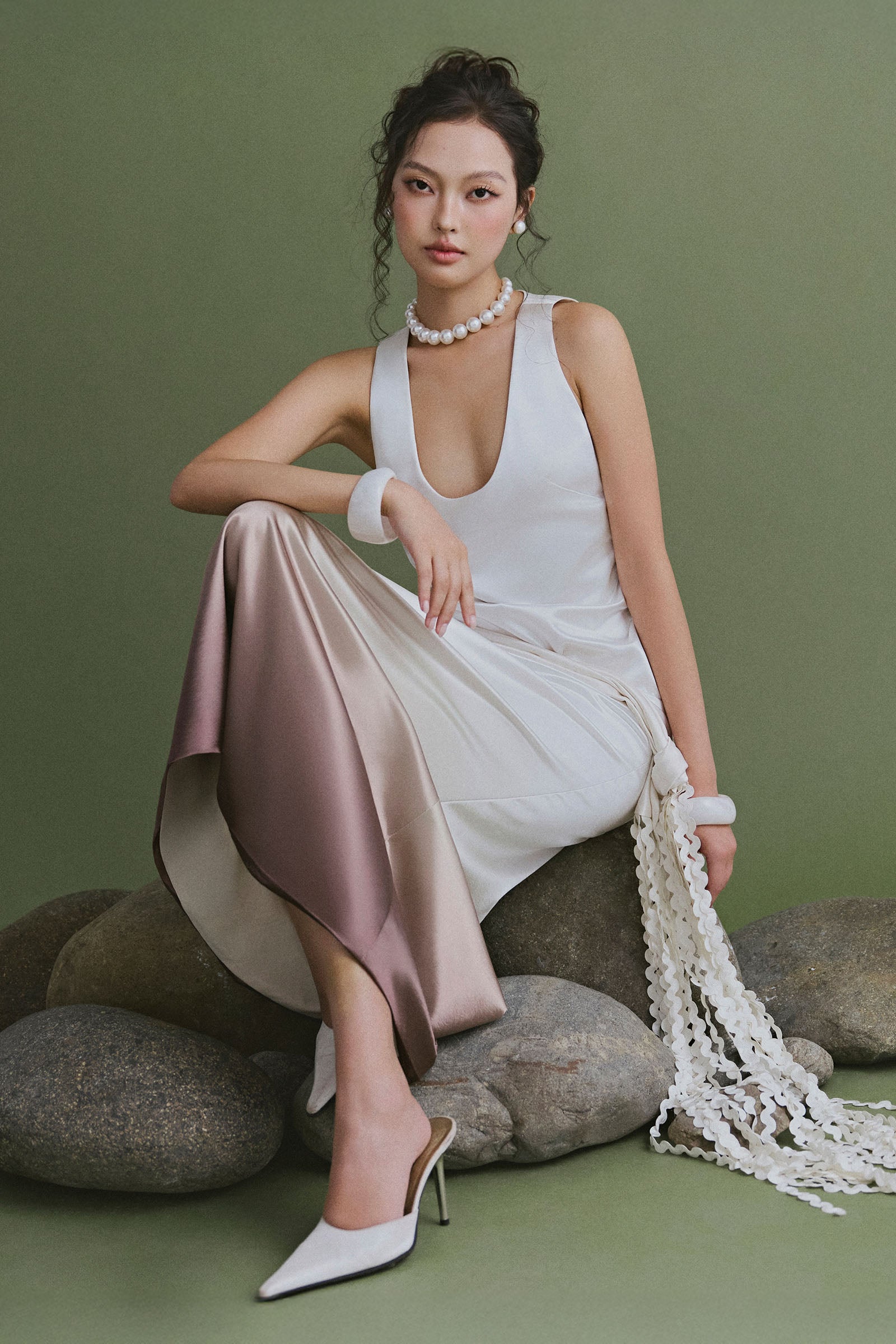 Gravelle Scoop Neck Maxi Dress