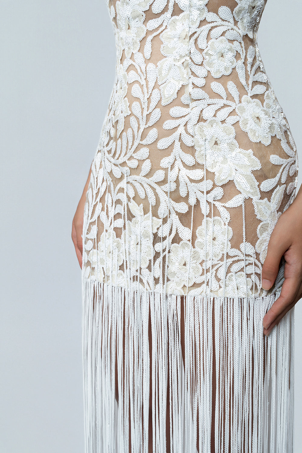 Iris Fringe Midi Dress