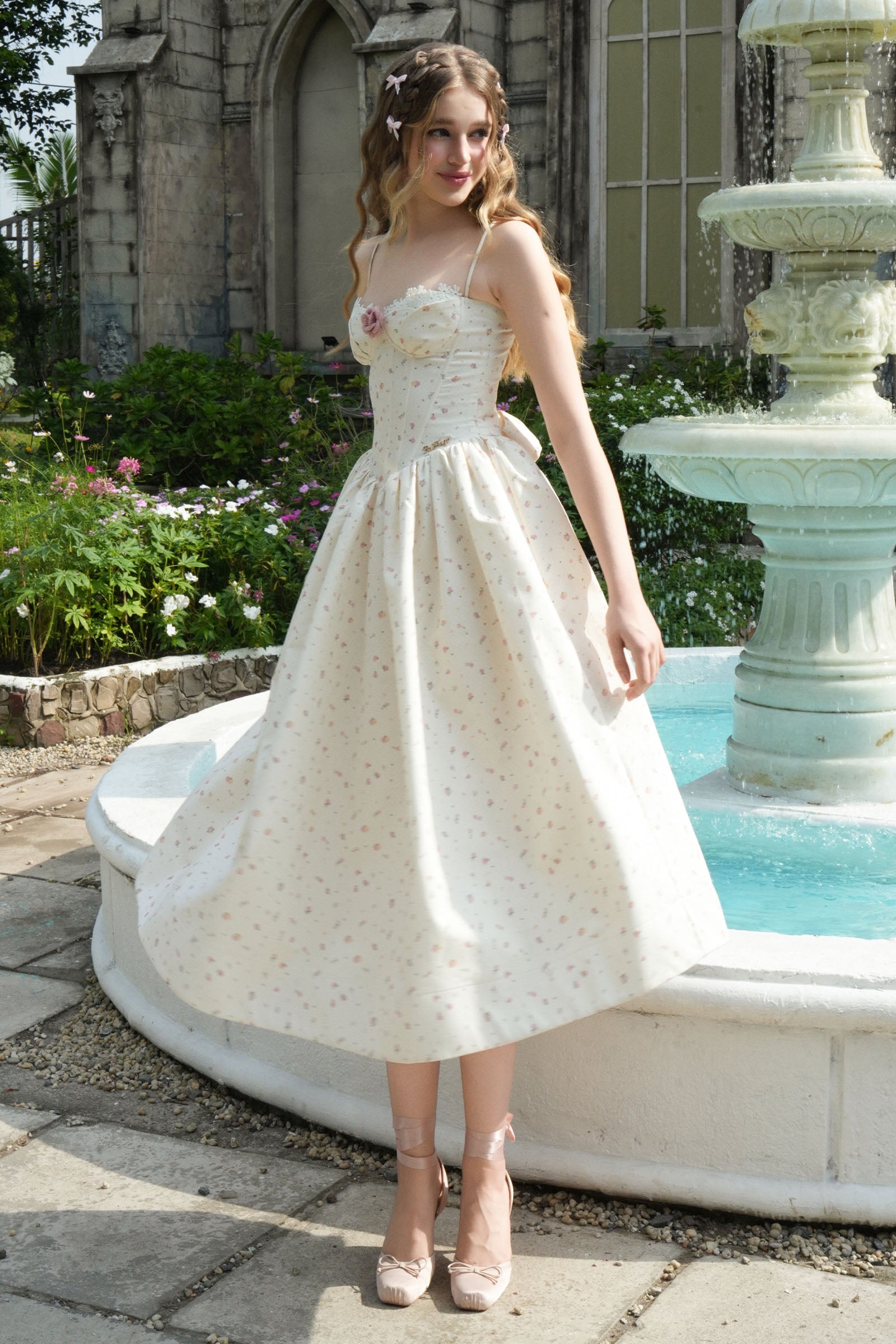 Kiera A-line Midi Dress