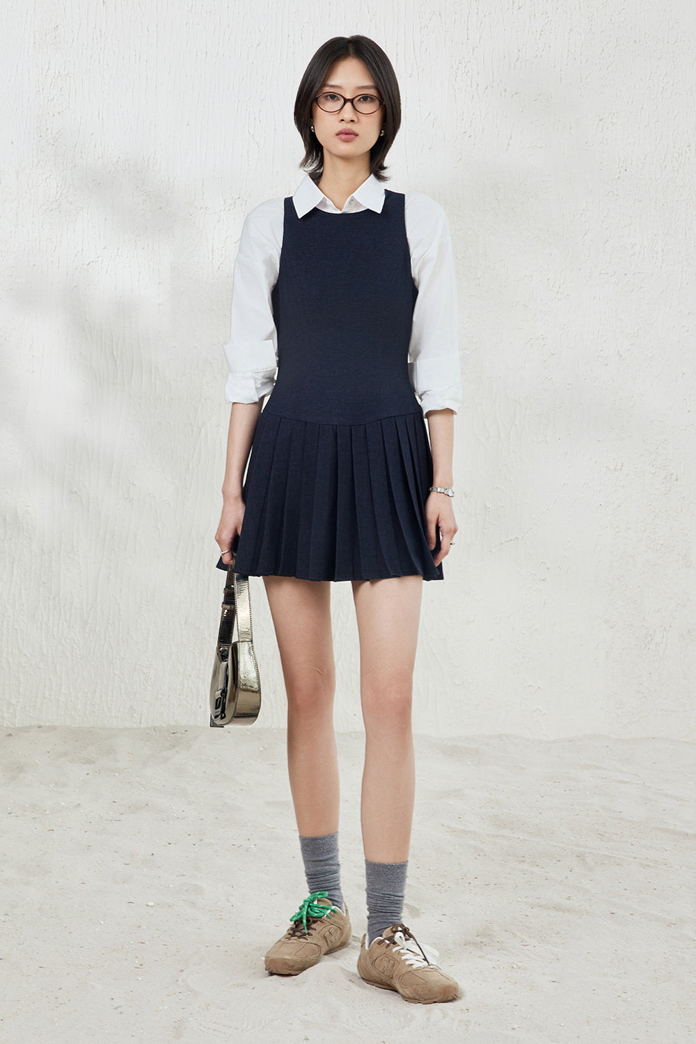 Wynee Pleated Mini Dress