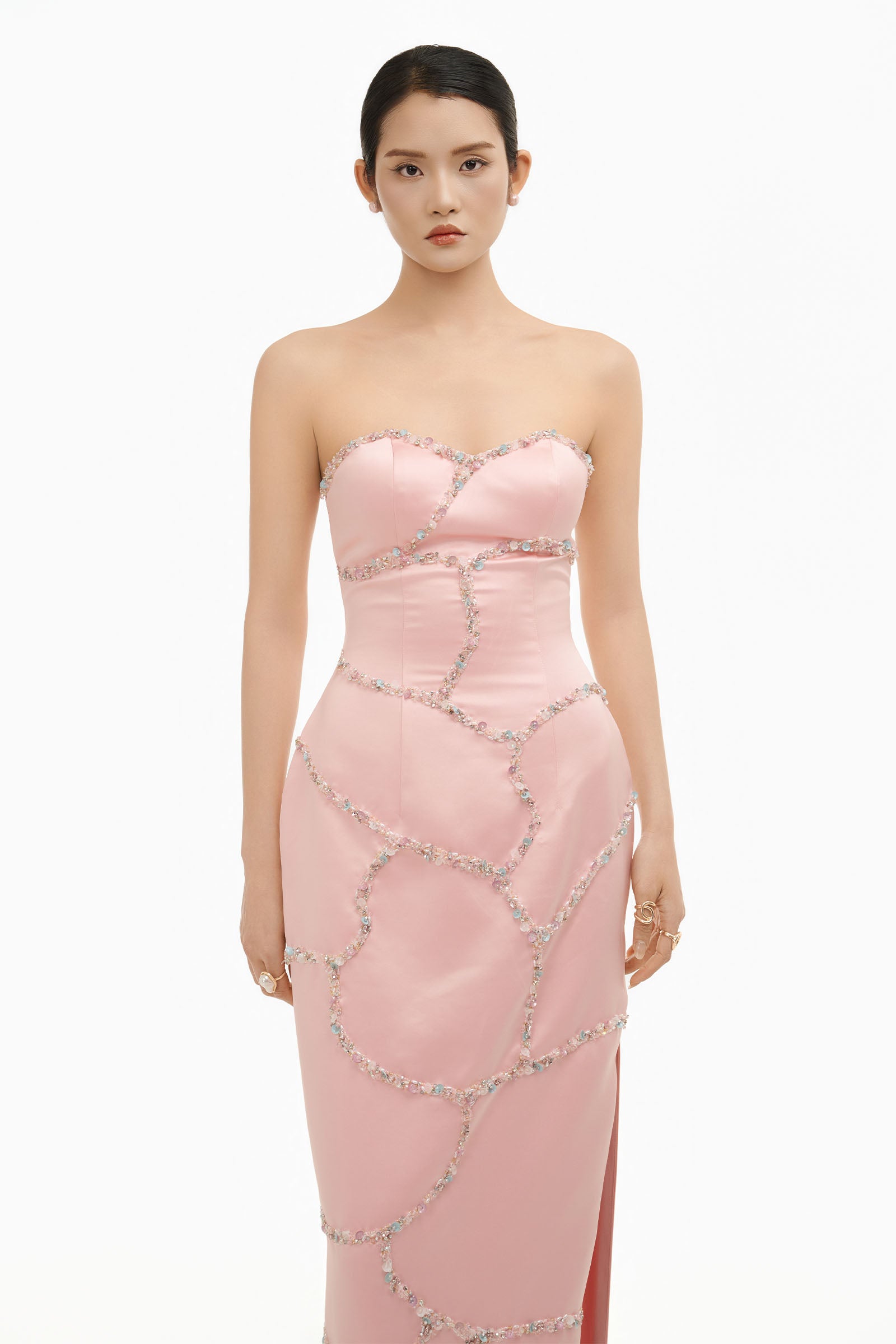Solene Sweetheart Maxi Dress
