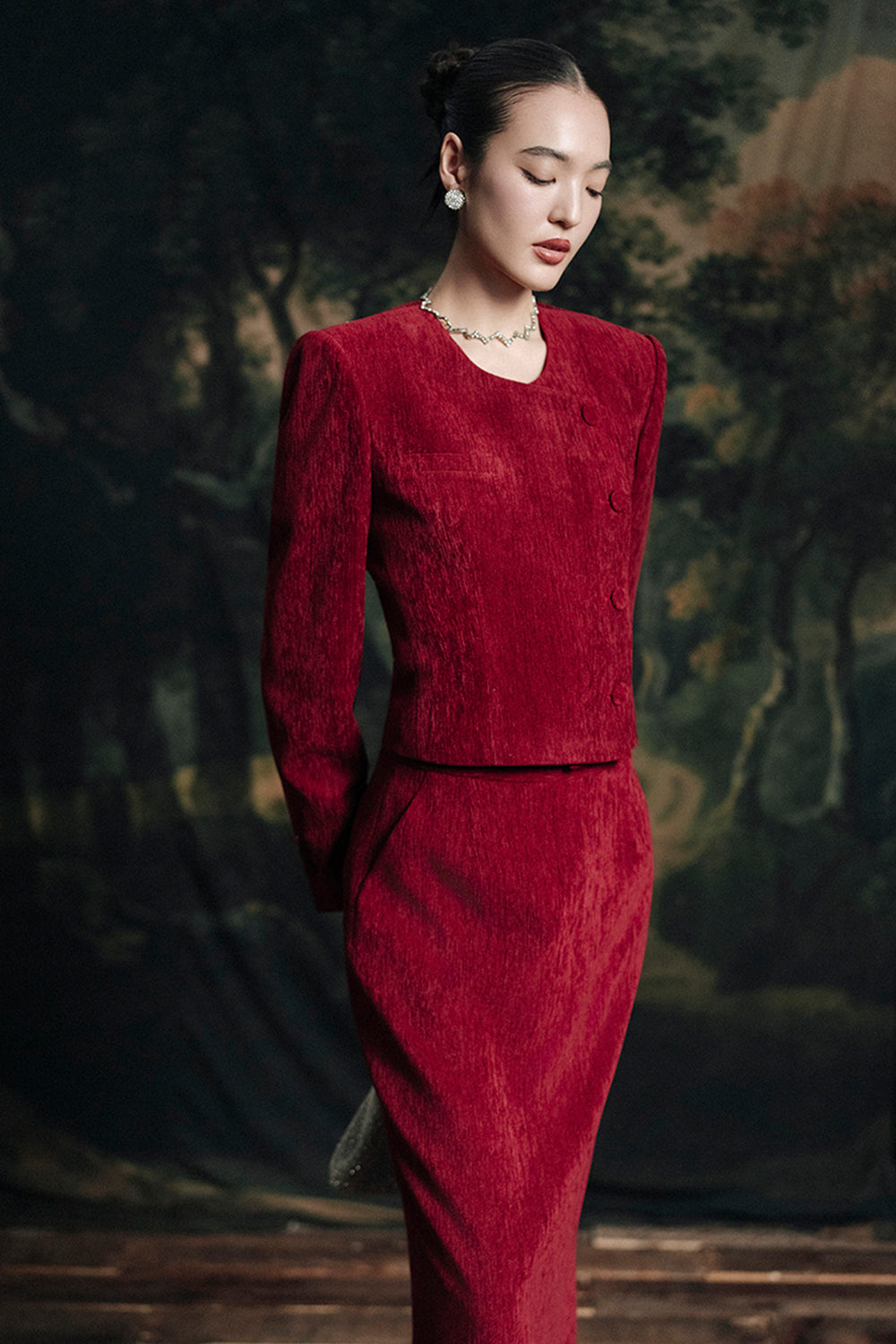 Lueur Round Neck Jacket