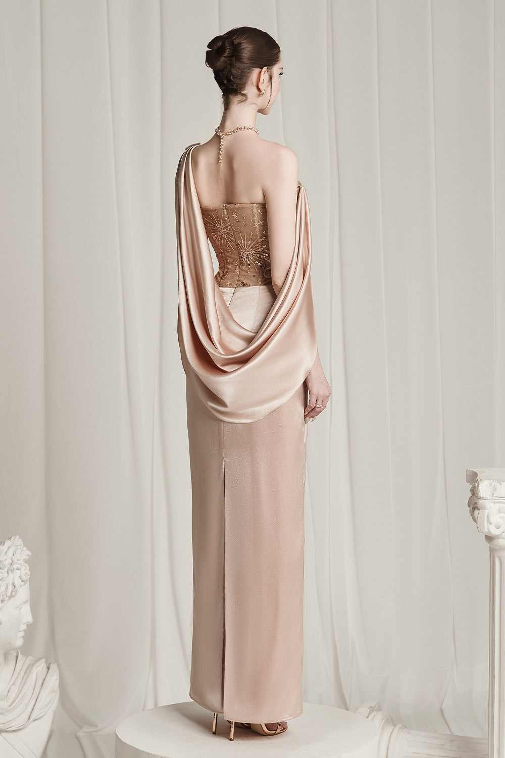 hooded gold dress The History of the Hooded Gown