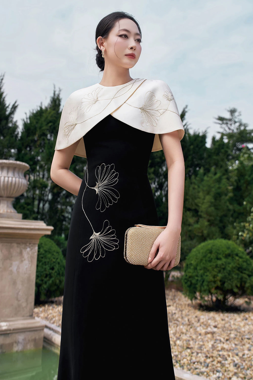 Blanche Mermaid Midi Dress