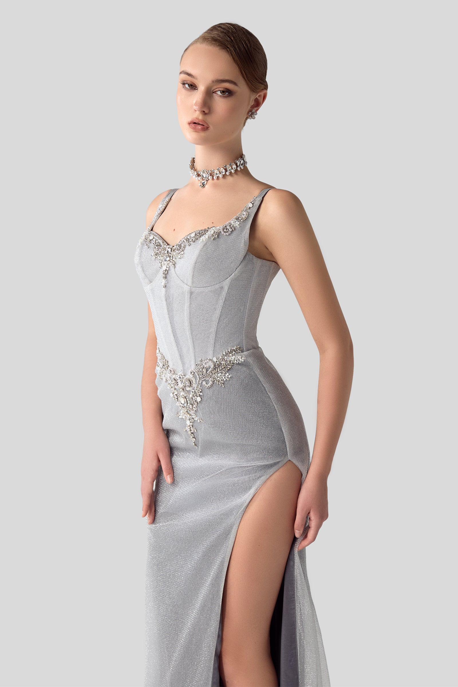 Aura Sweetheart Maxi Dress