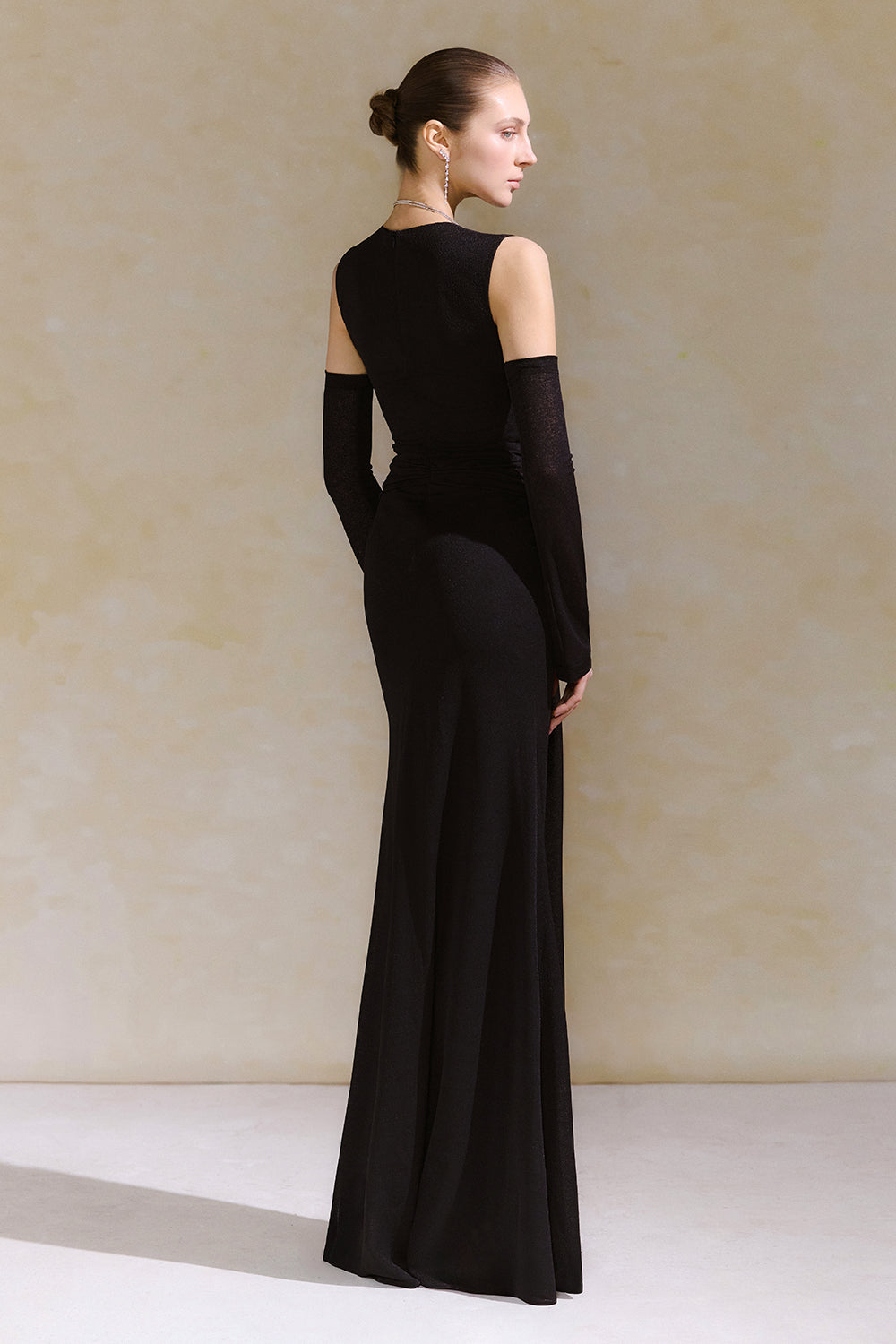 Aia Draped Maxi Dress