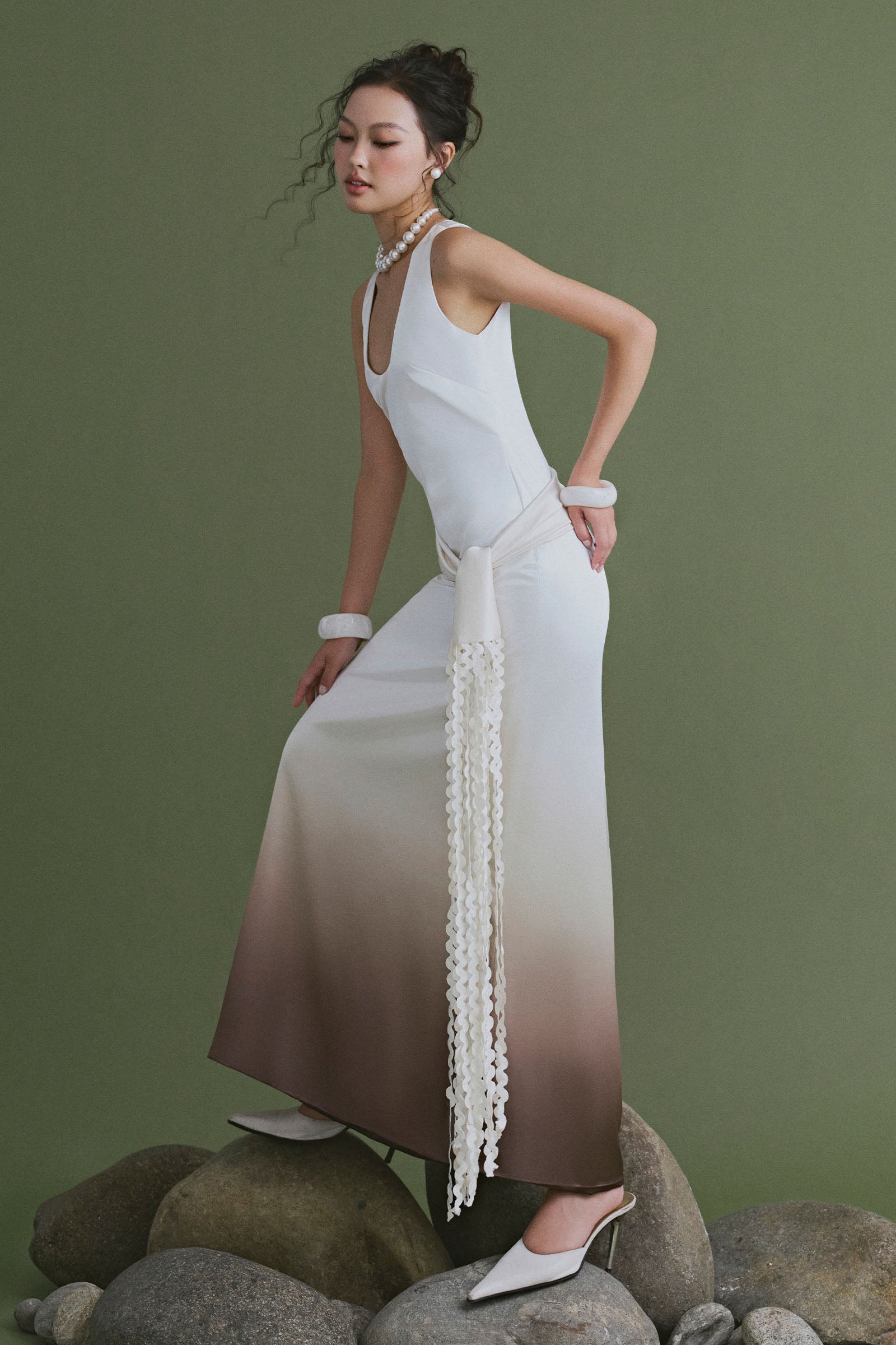 Gravelle Scoop Neck Maxi Dress