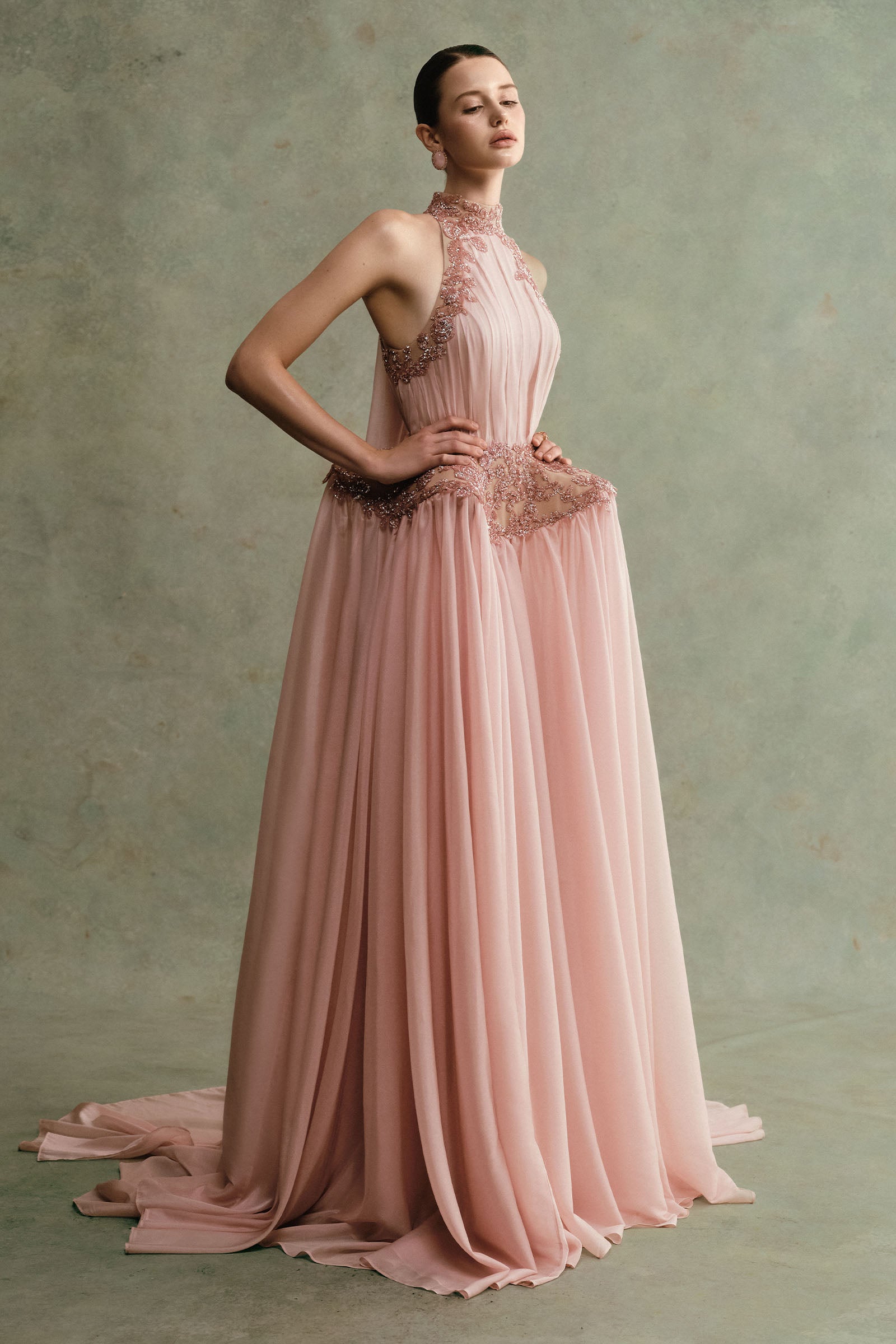 Velina Halter Maxi Dress