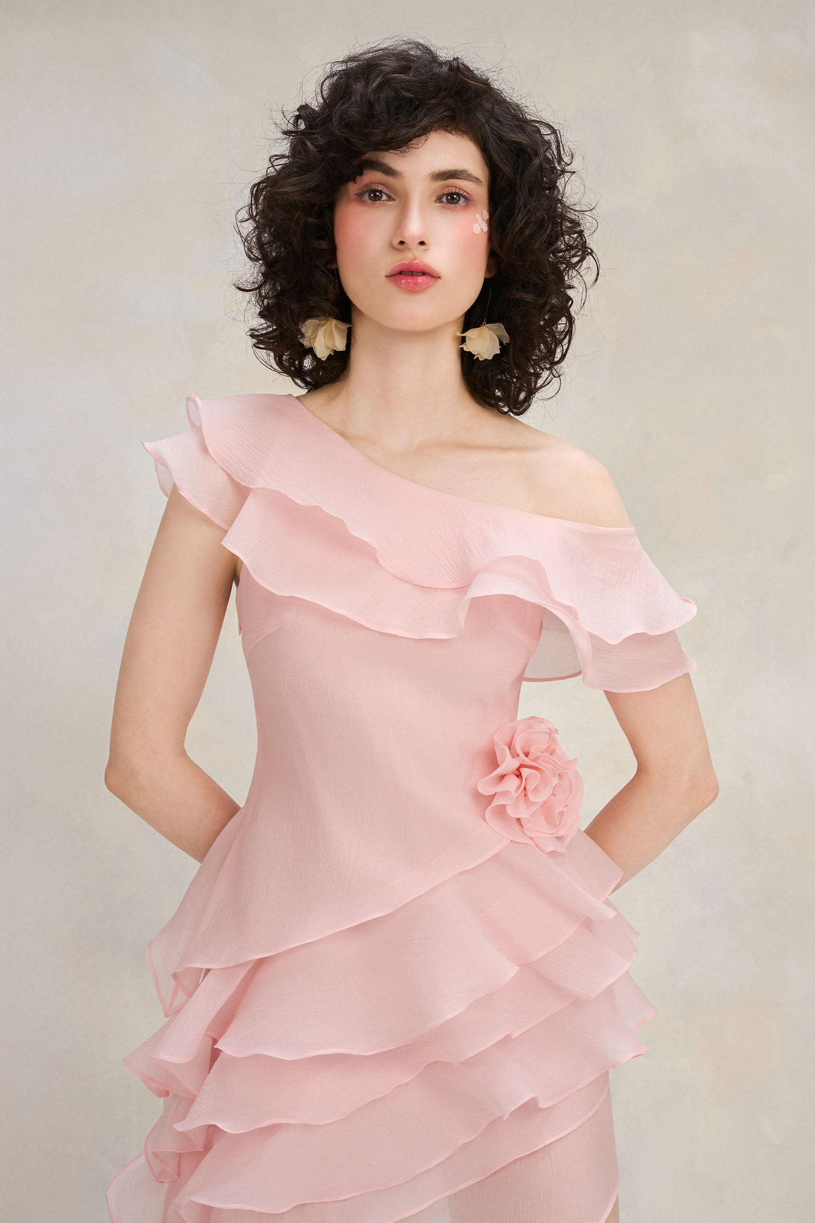 Lily Asymmetric Mini Dress