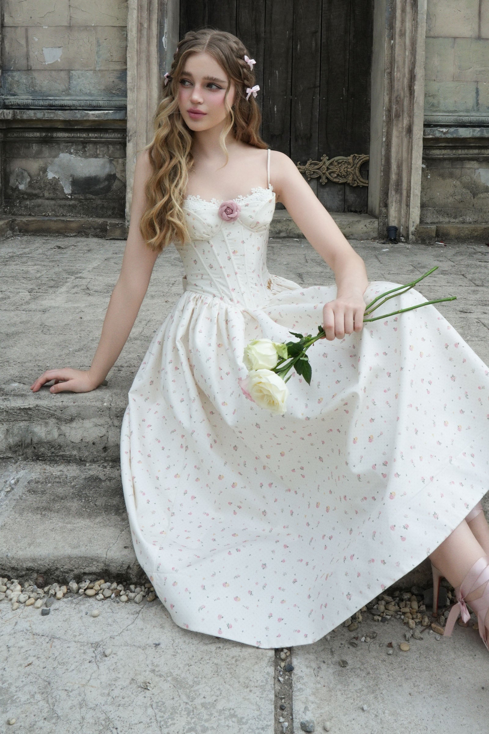 Kiera A-line Midi Dress