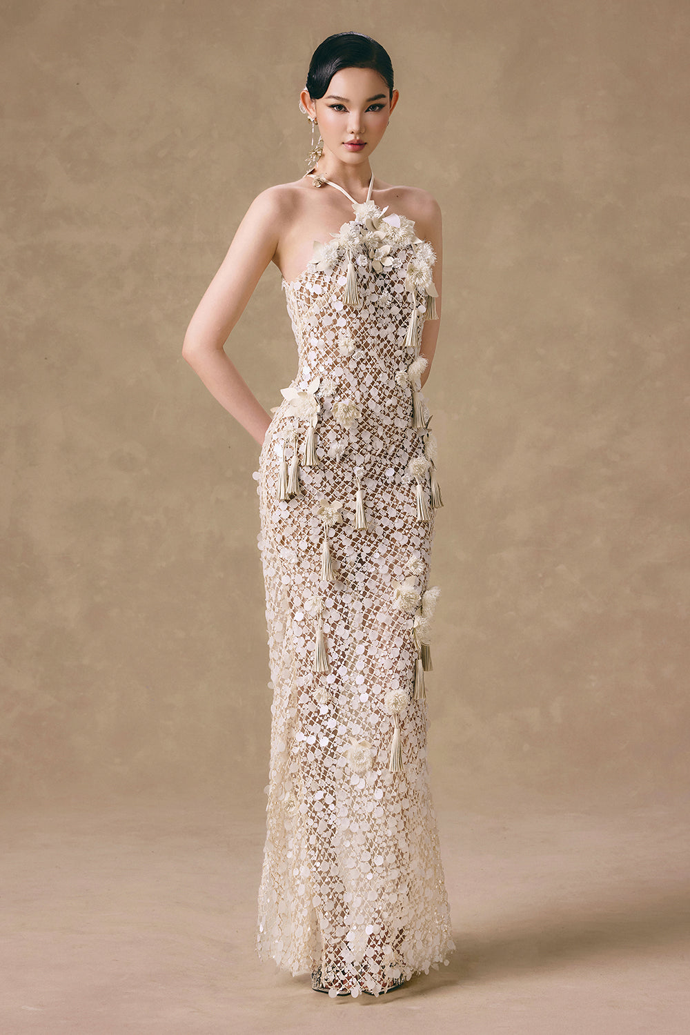 Thalia Tassel Maxi Dress