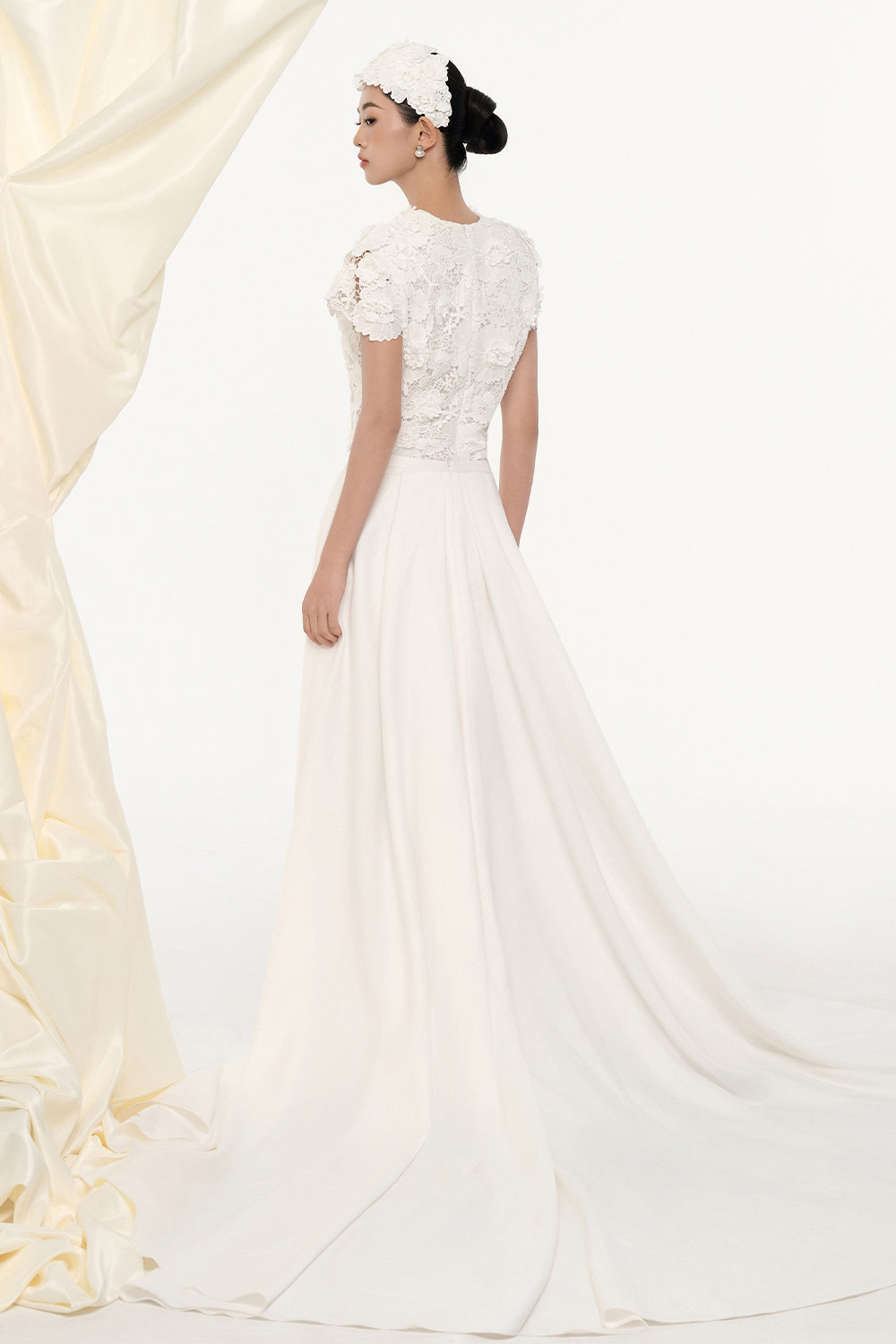 Lacin Asymmetric Maxi Dress