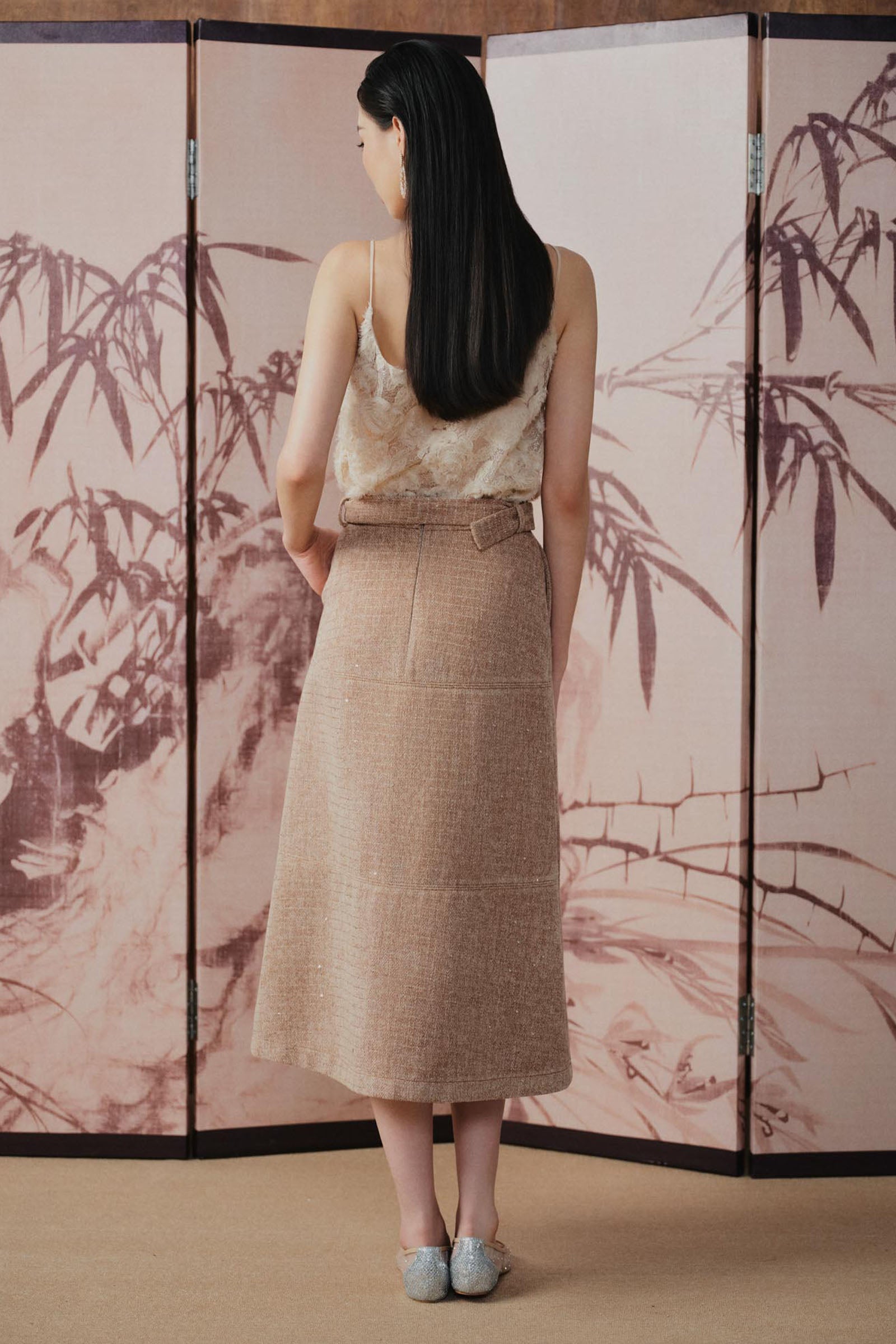Spring A-line Skirt