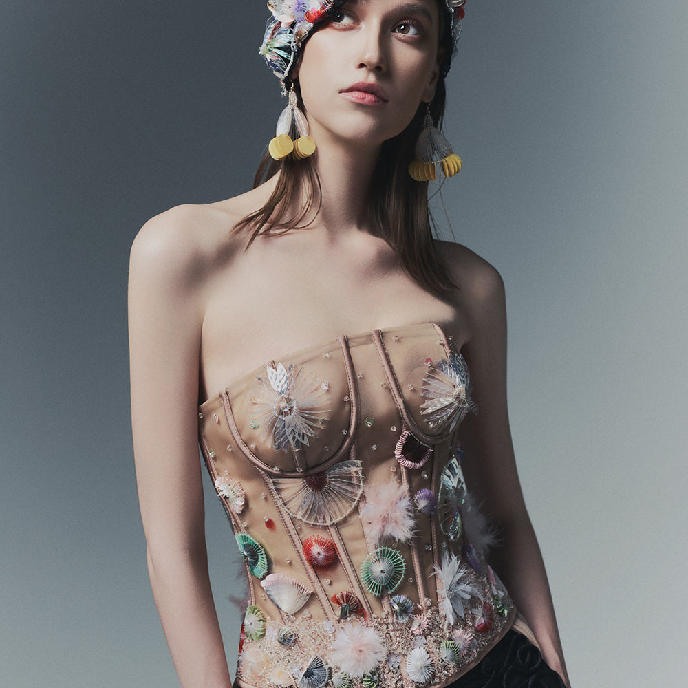 Elizabeth Bodycon Bead Top