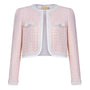 Judy Cropped Long Sleeved Tweed Jacket