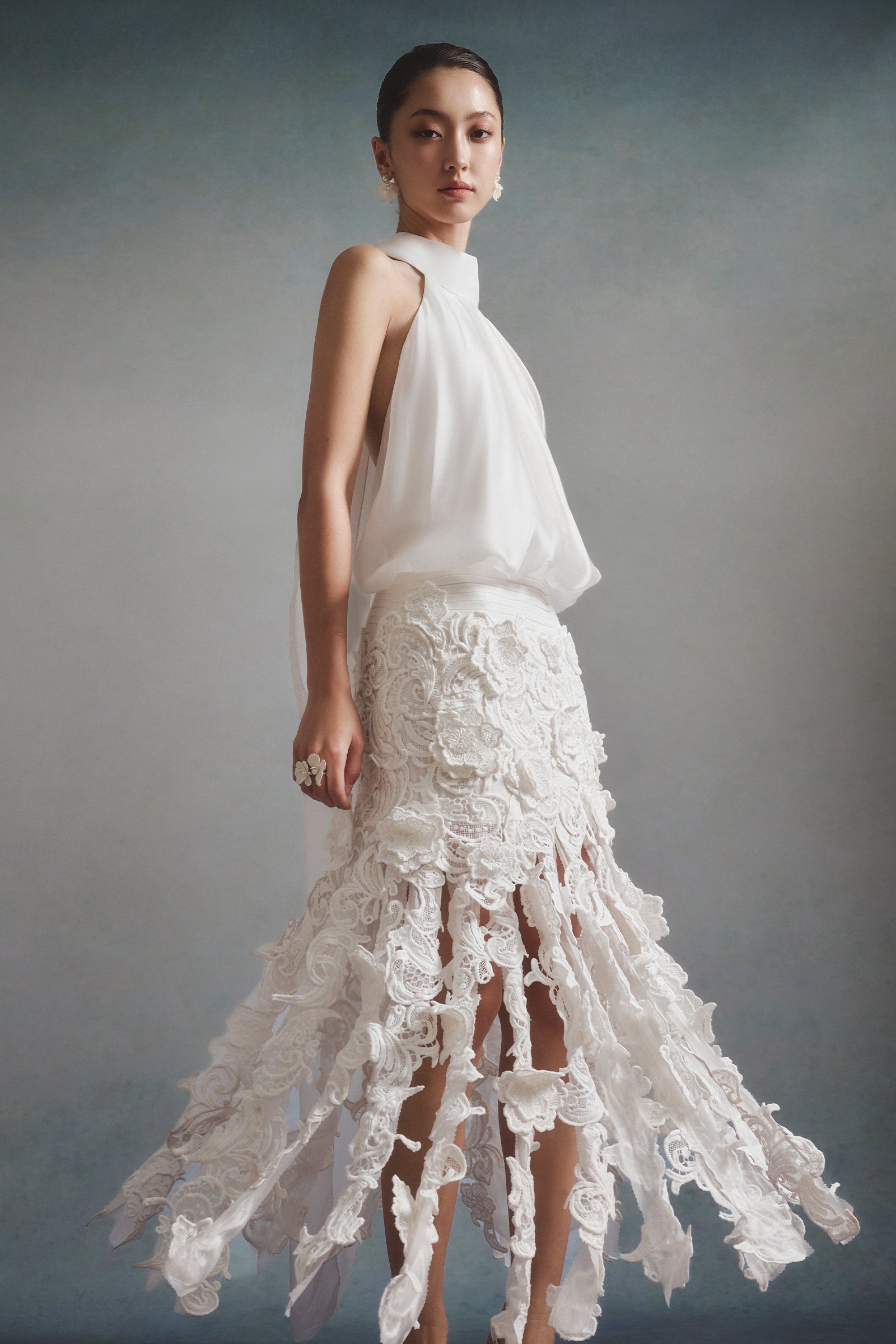 Eclat Applique Midi Dress
