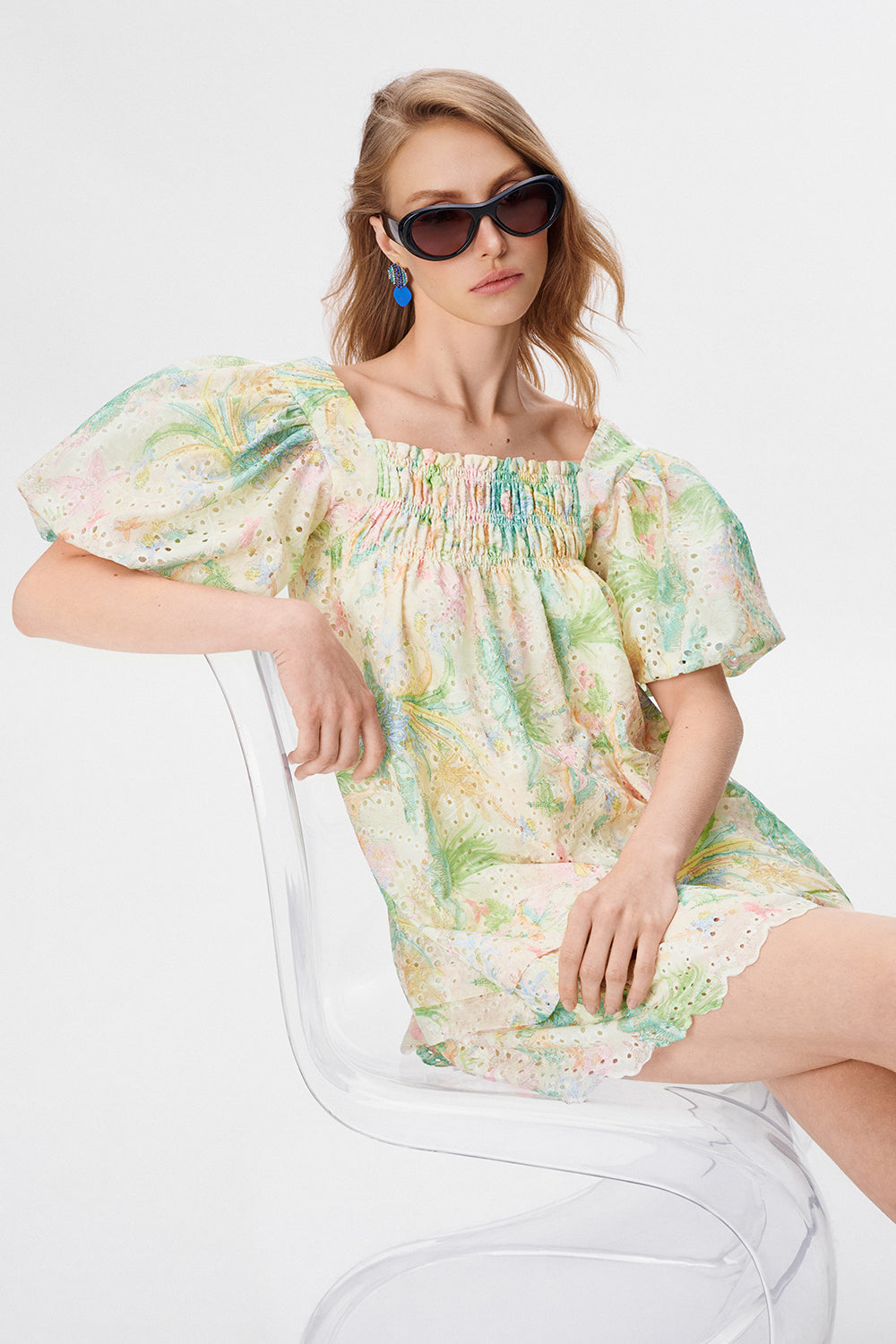 Isolune Babydoll Mini Dress