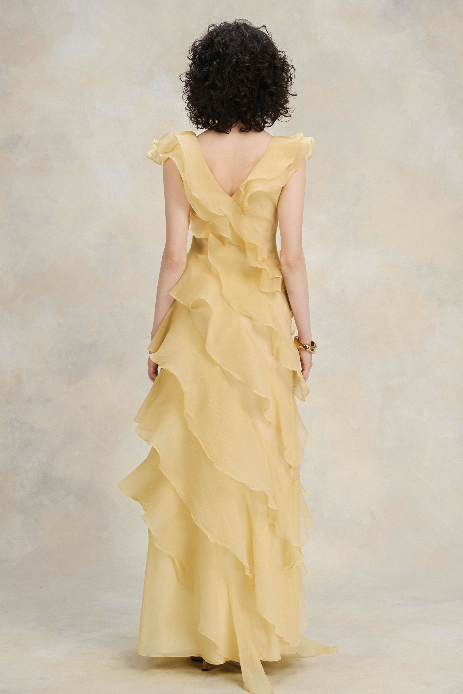 Fiora Ruffle Maxi Dress