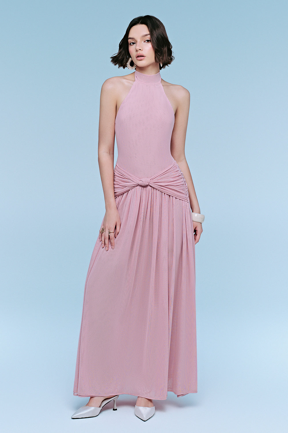 Rosie Ruched Maxi Dress