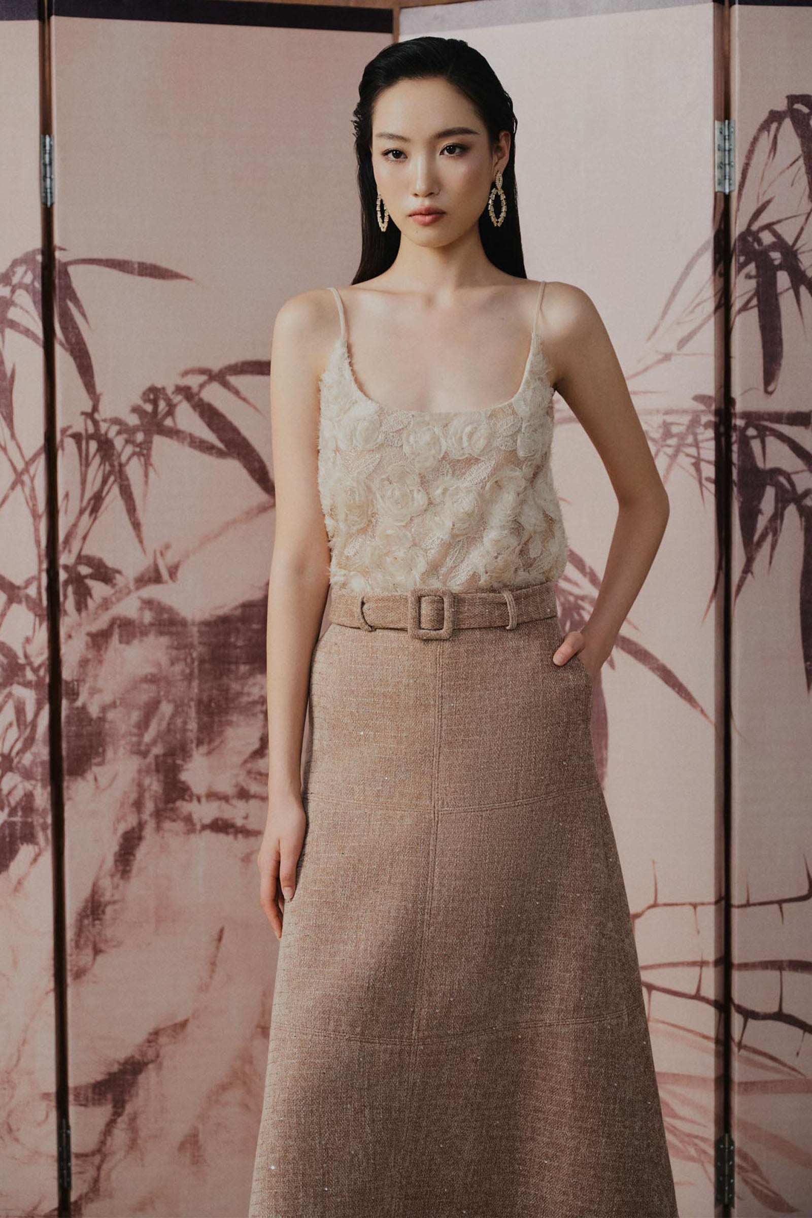 Spring A-line Skirt