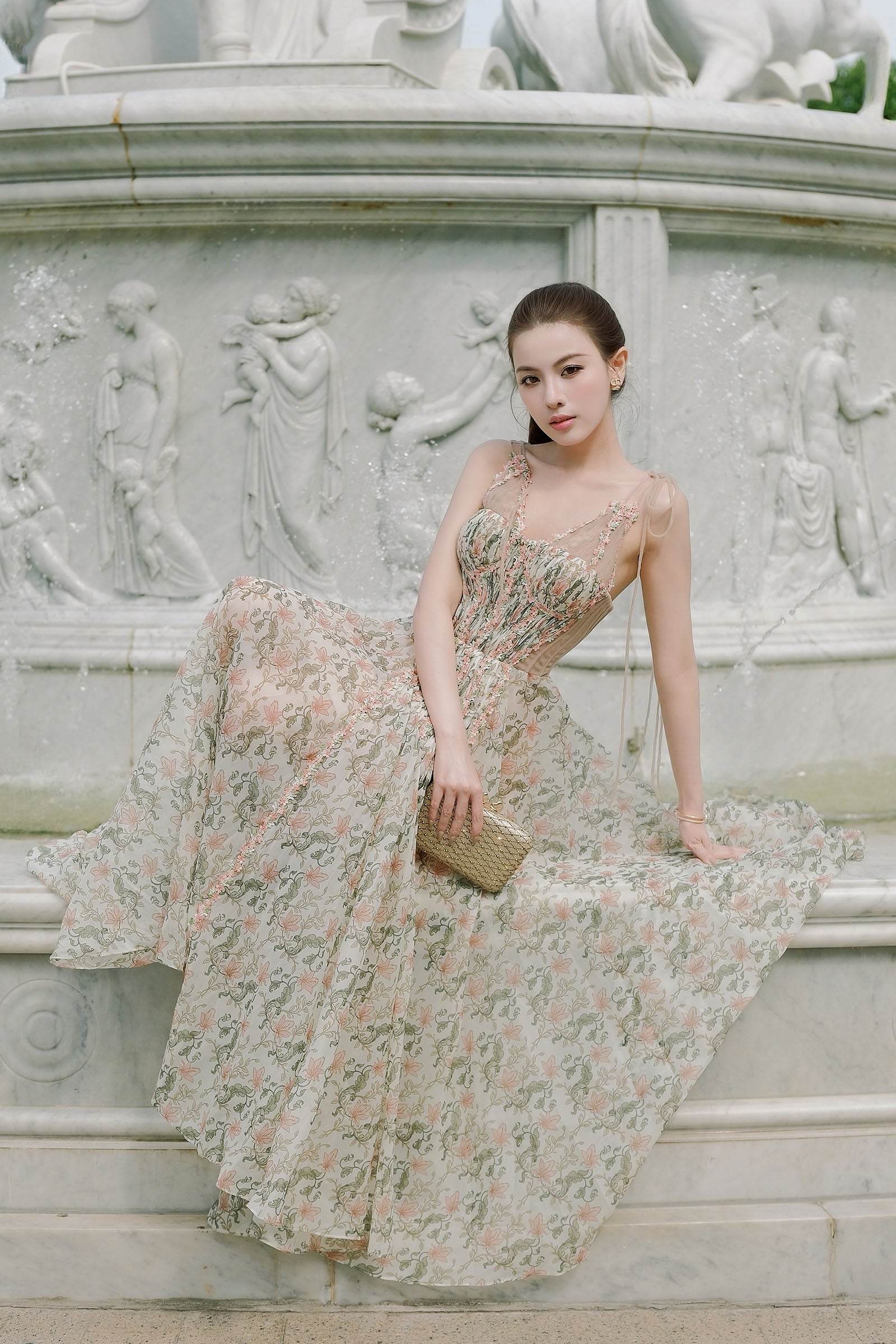 Florelis Illusion Maxi Dress