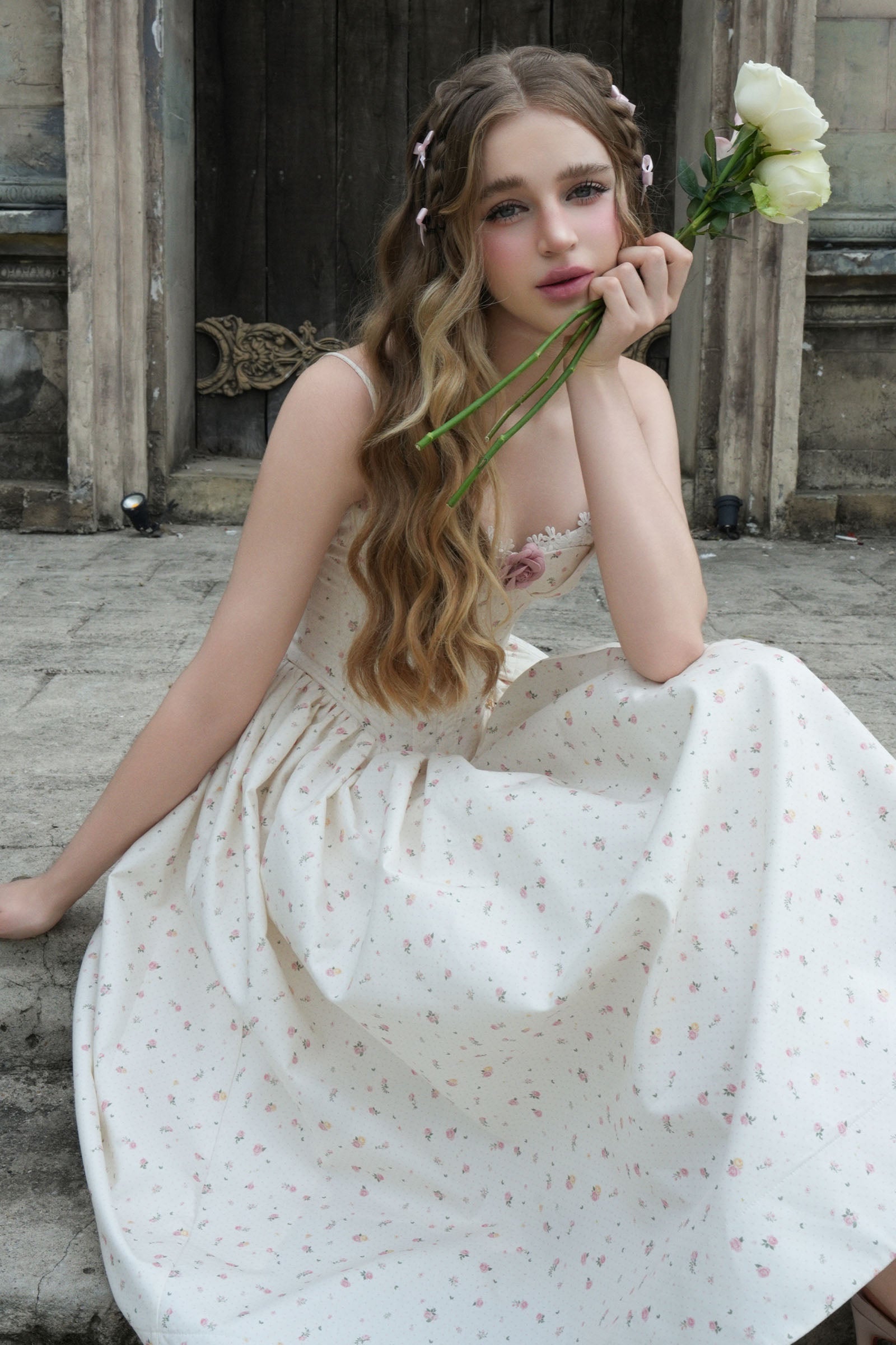 Kiera A-line Midi Dress