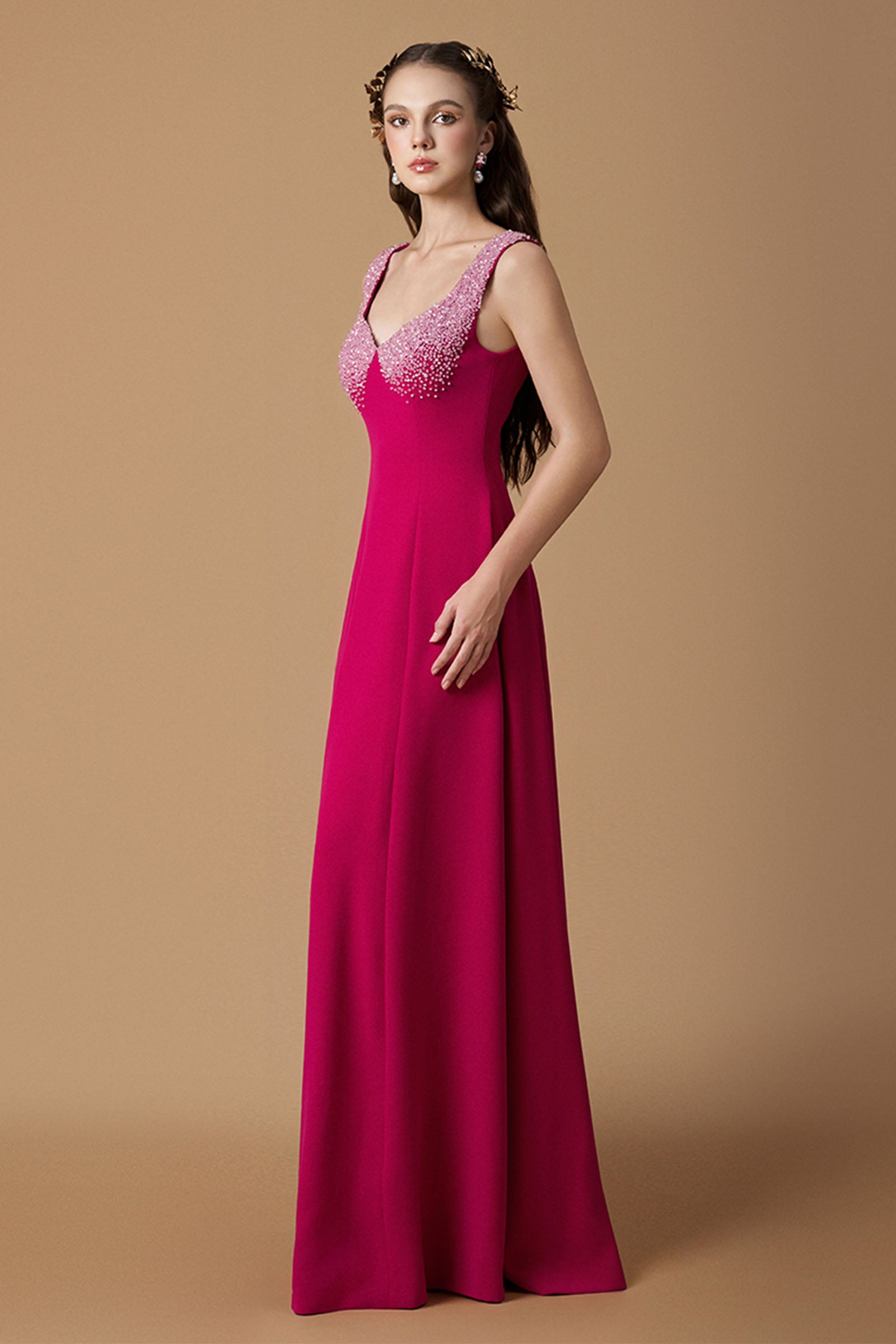 Alune Bead Maxi Dress