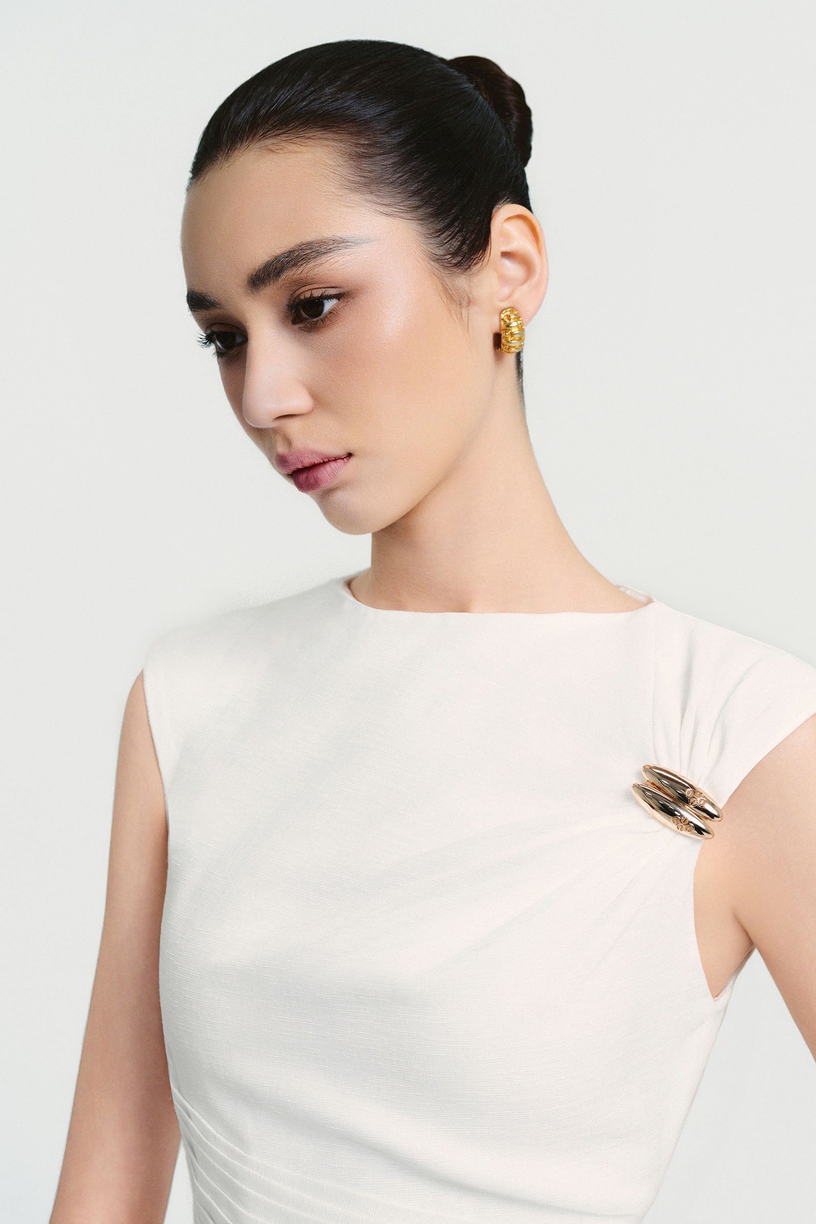 Zelda Boat Neck Midi Dress